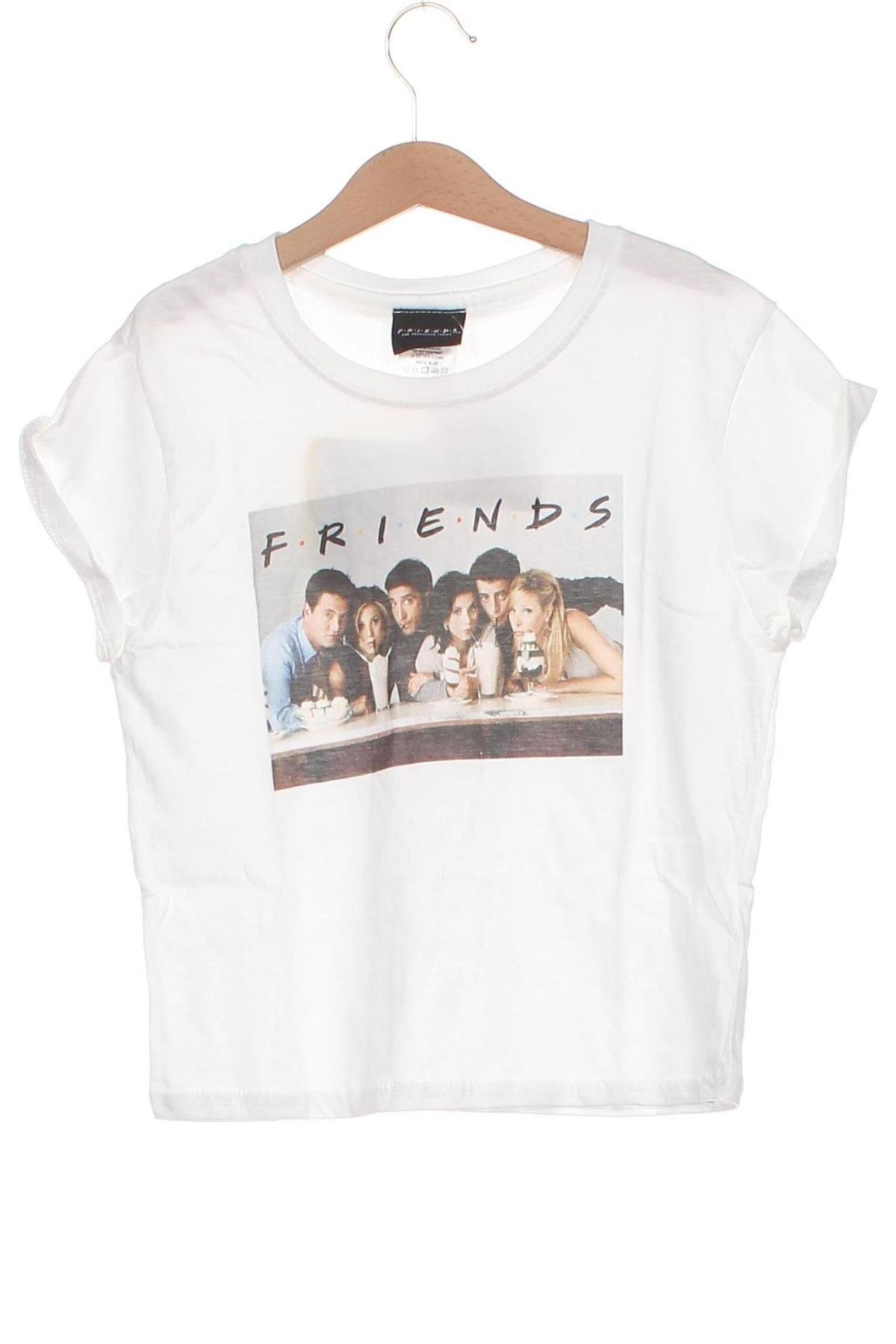 Детска тениска Friends, Размер 9-10y/ 140-146 см, Цвят Бял, Цена 33,00 лв.