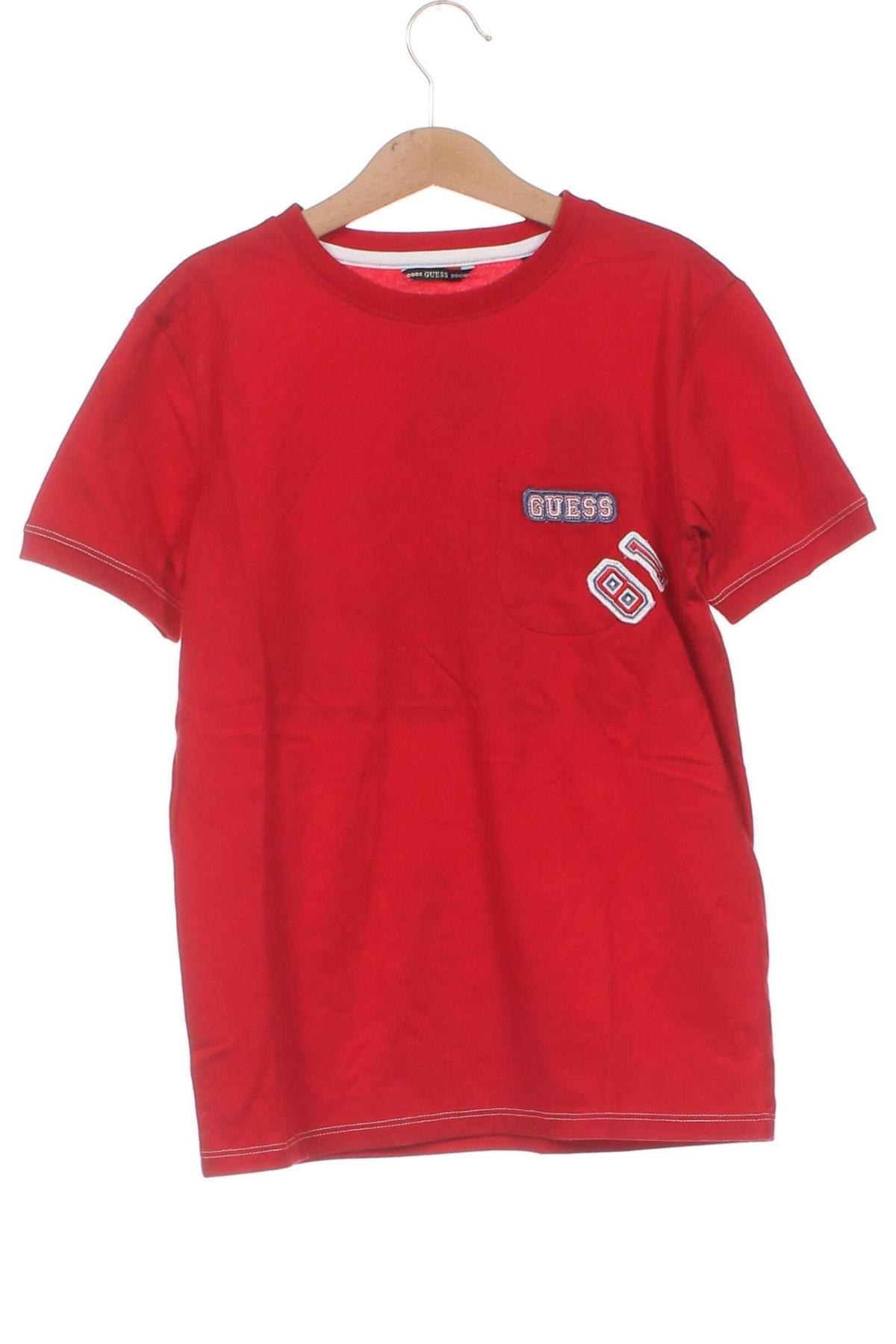 Παιδικό μπλουζάκι Guess, Μέγεθος 7-8y/ 128-134 εκ., Χρώμα Κόκκινο, Τιμή 23,71 €