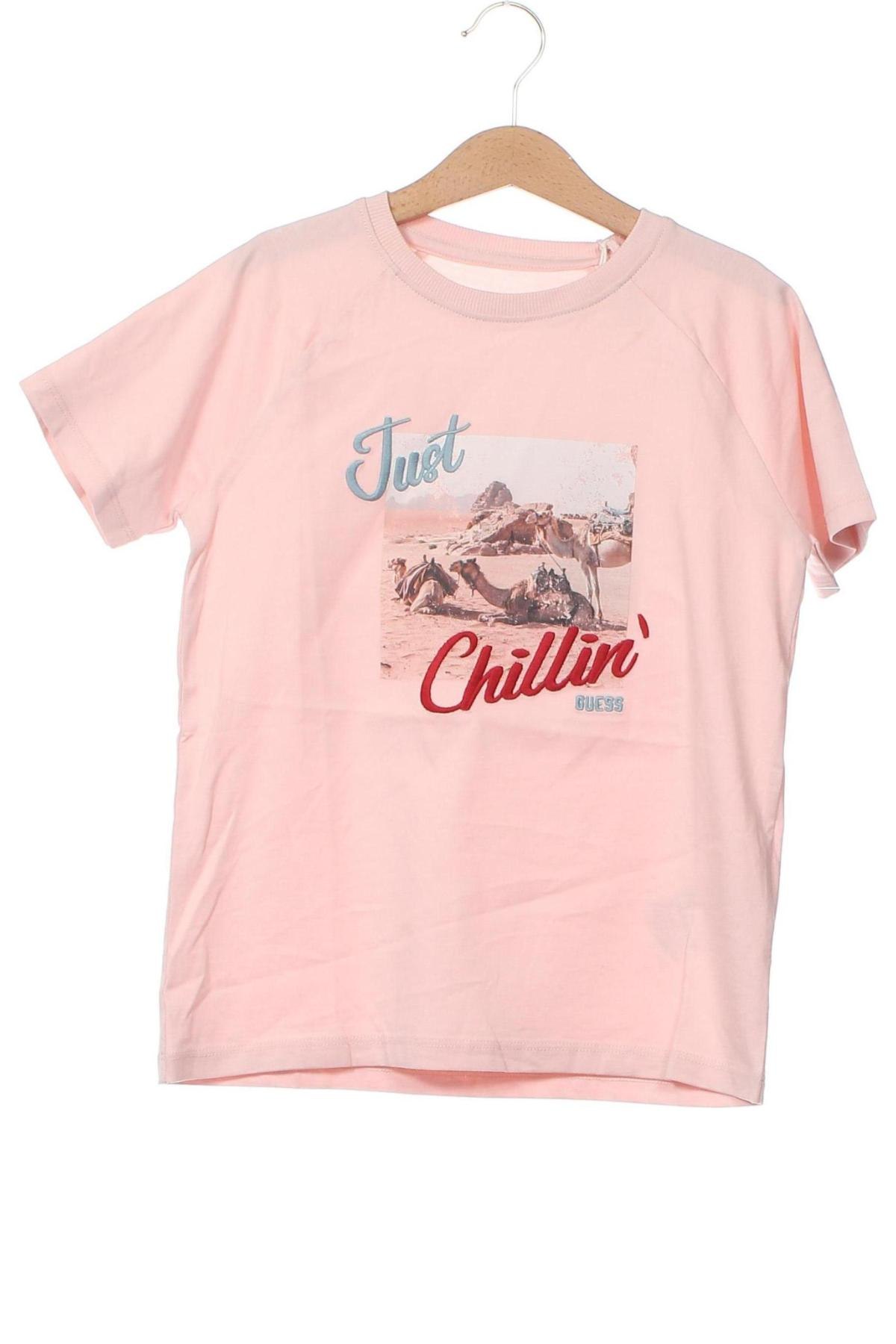 Dětské tričko  Guess, Velikost 7-8y/ 128-134 cm, Barva Růžová, Cena  667,00 Kč