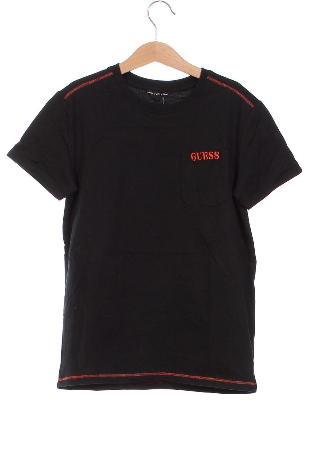 Детска тениска Guess, Размер 7-8y/ 128-134 см, Цвят Черен, Цена 46,00 лв.