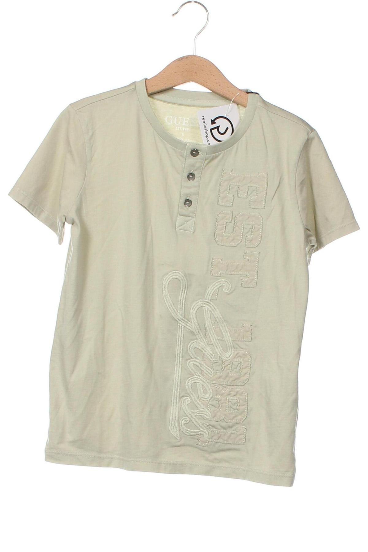 Detské tričko Guess, Veľkosť 7-8y/ 128-134 cm, Farba Zelená, Cena  19,21 €
