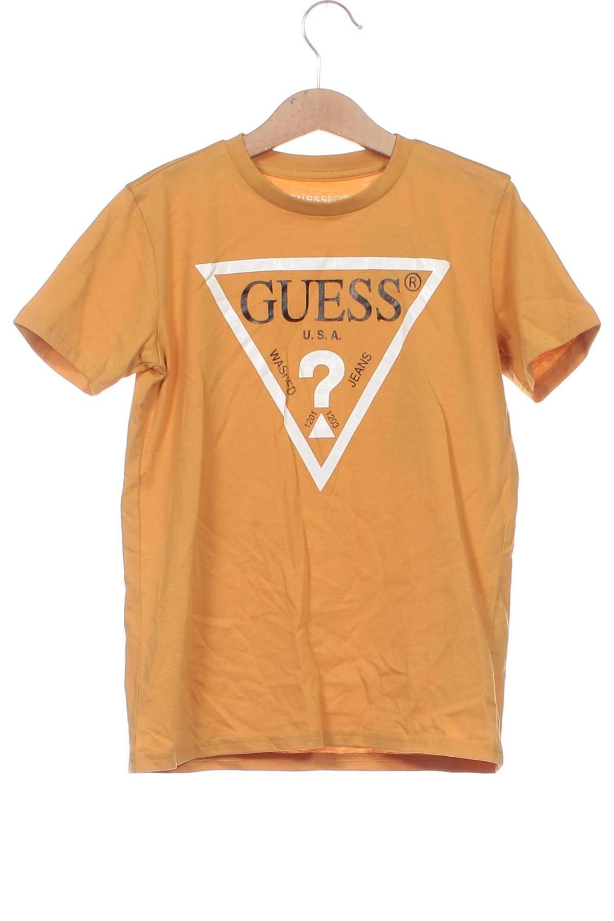 Dětské tričko  Guess, Velikost 7-8y/ 128-134 cm, Barva Žlutá, Cena  567,00 Kč