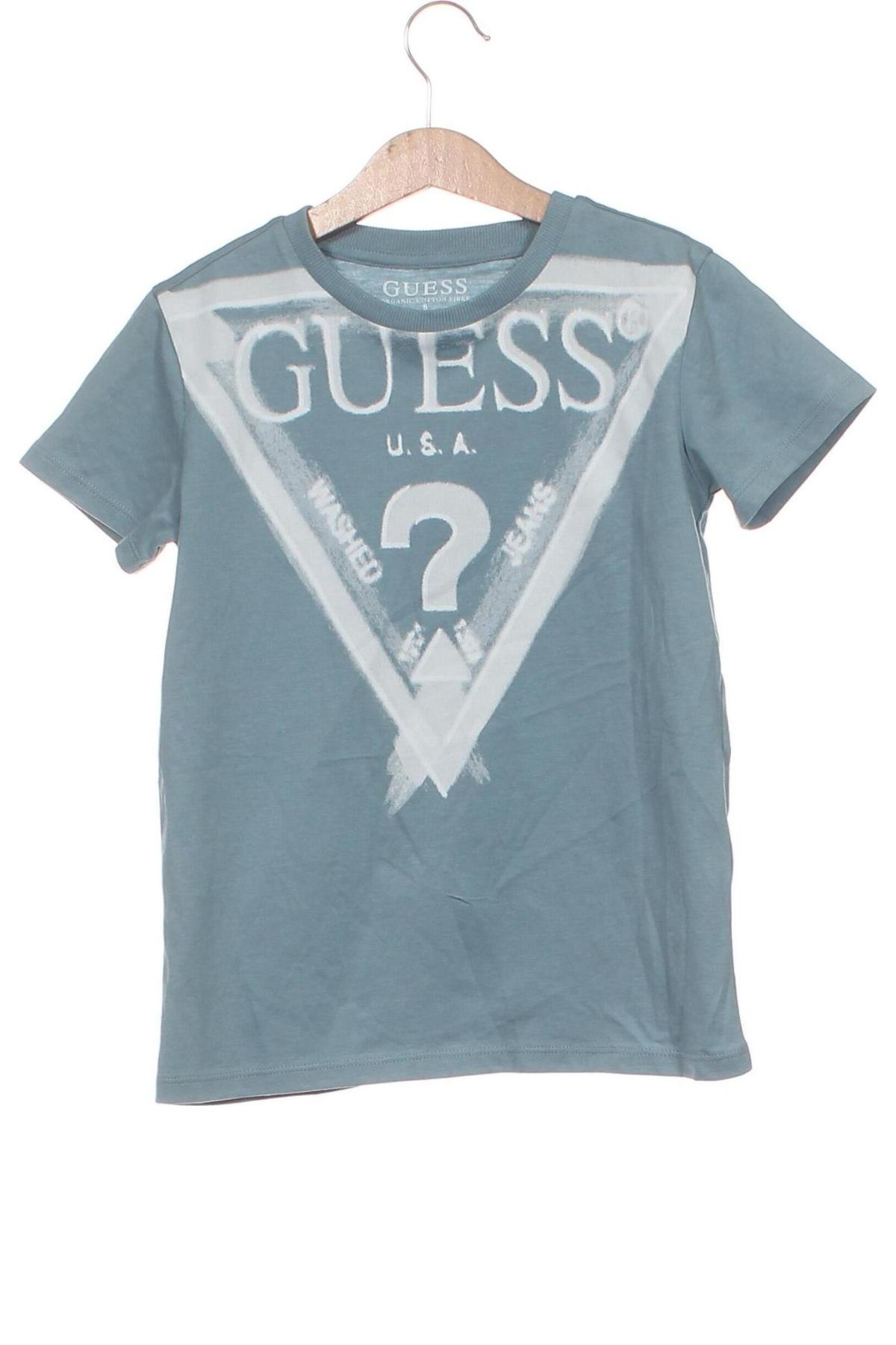 Dětské tričko  Guess, Velikost 7-8y/ 128-134 cm, Barva Modrá, Cena  667,00 Kč