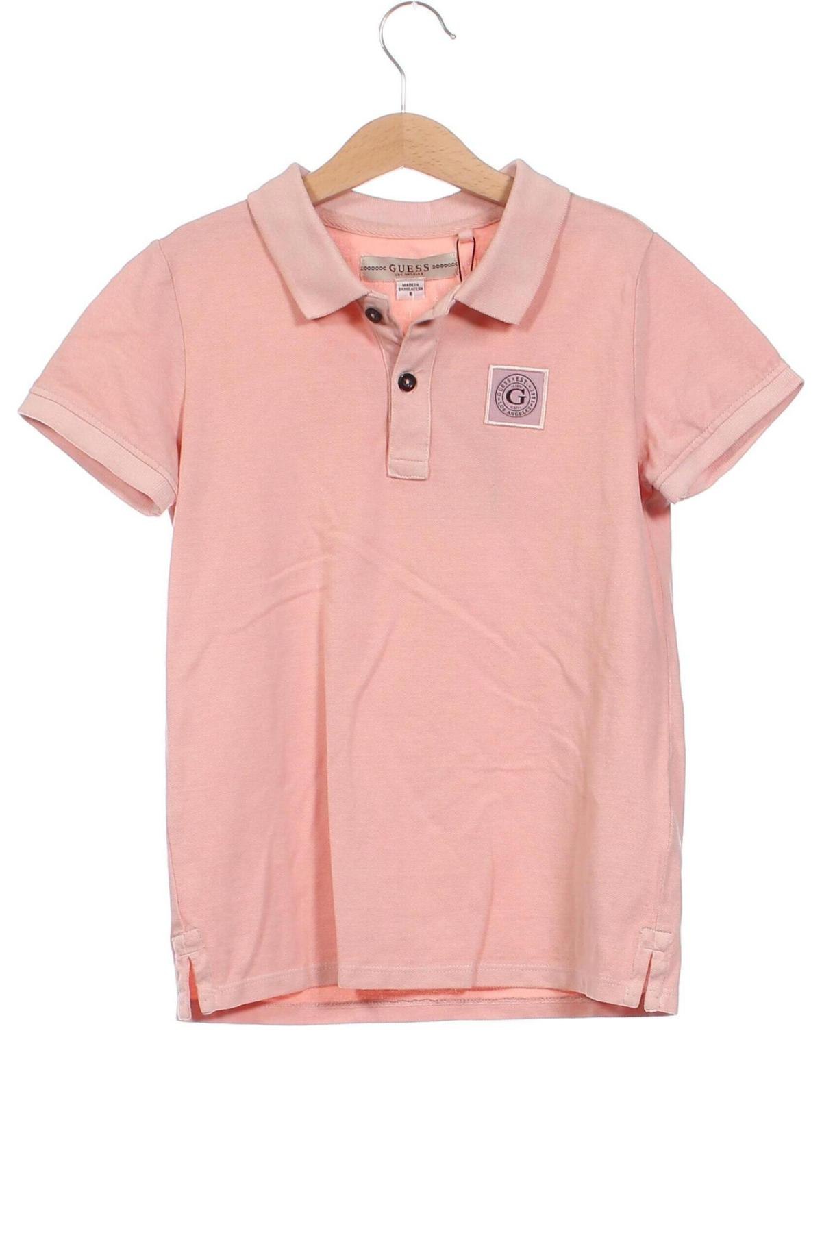 Kinder T-Shirt Guess, Größe 7-8y/ 128-134 cm, Farbe Rosa, Preis € 19,68
