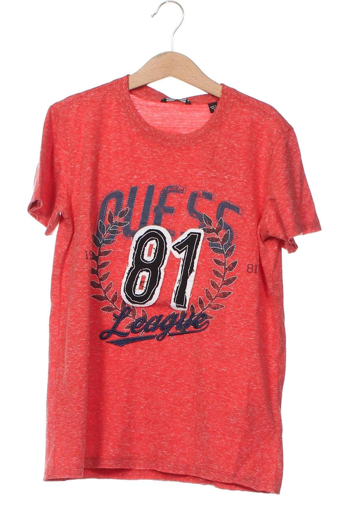 Tricou pentru copii Guess, Mărime 7-8y/ 128-134 cm, Culoare Roșu, Preț 98,05 Lei
