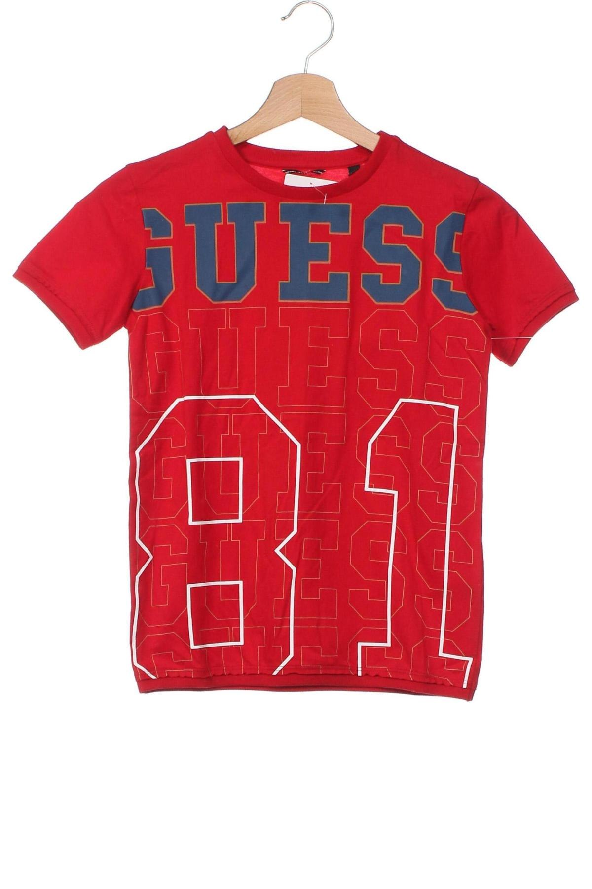 Kinder T-Shirt Guess, Größe 7-8y/ 128-134 cm, Farbe Rot, Preis € 19,68