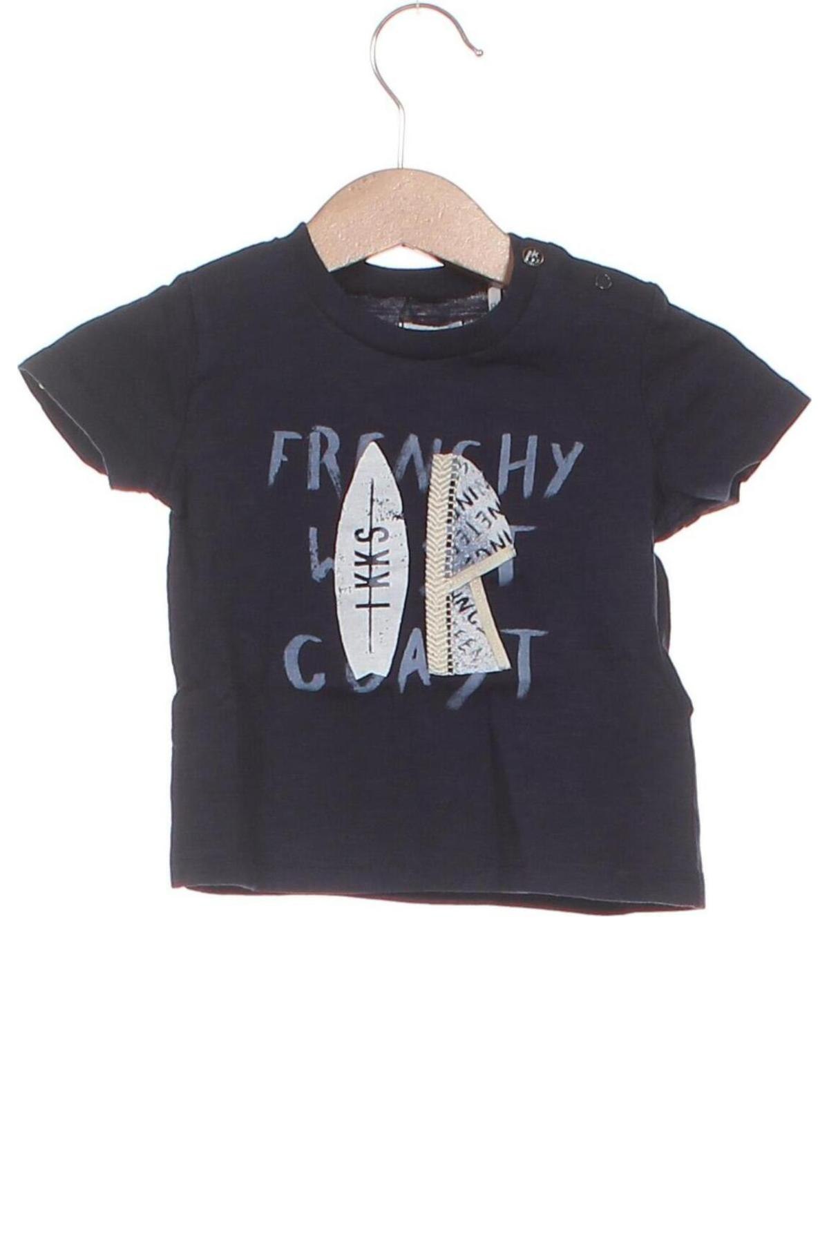 Kinder T-Shirt IKKS, Größe 6-9m/ 68-74 cm, Farbe Blau, Preis 8,25 €