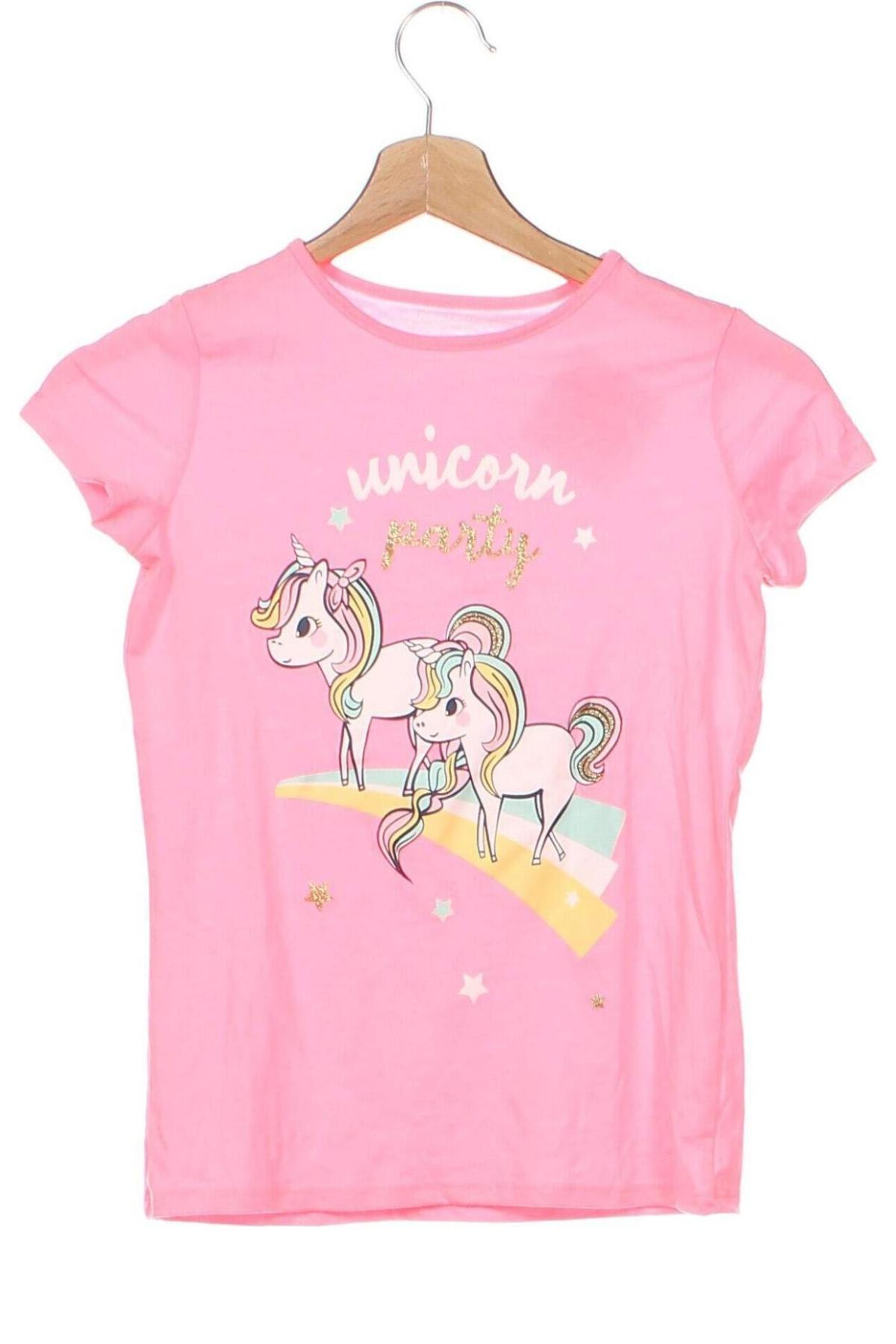 Kinder T-Shirt In Extenso, Größe 7-8y/ 128-134 cm, Farbe Rosa, Preis 8,02 €