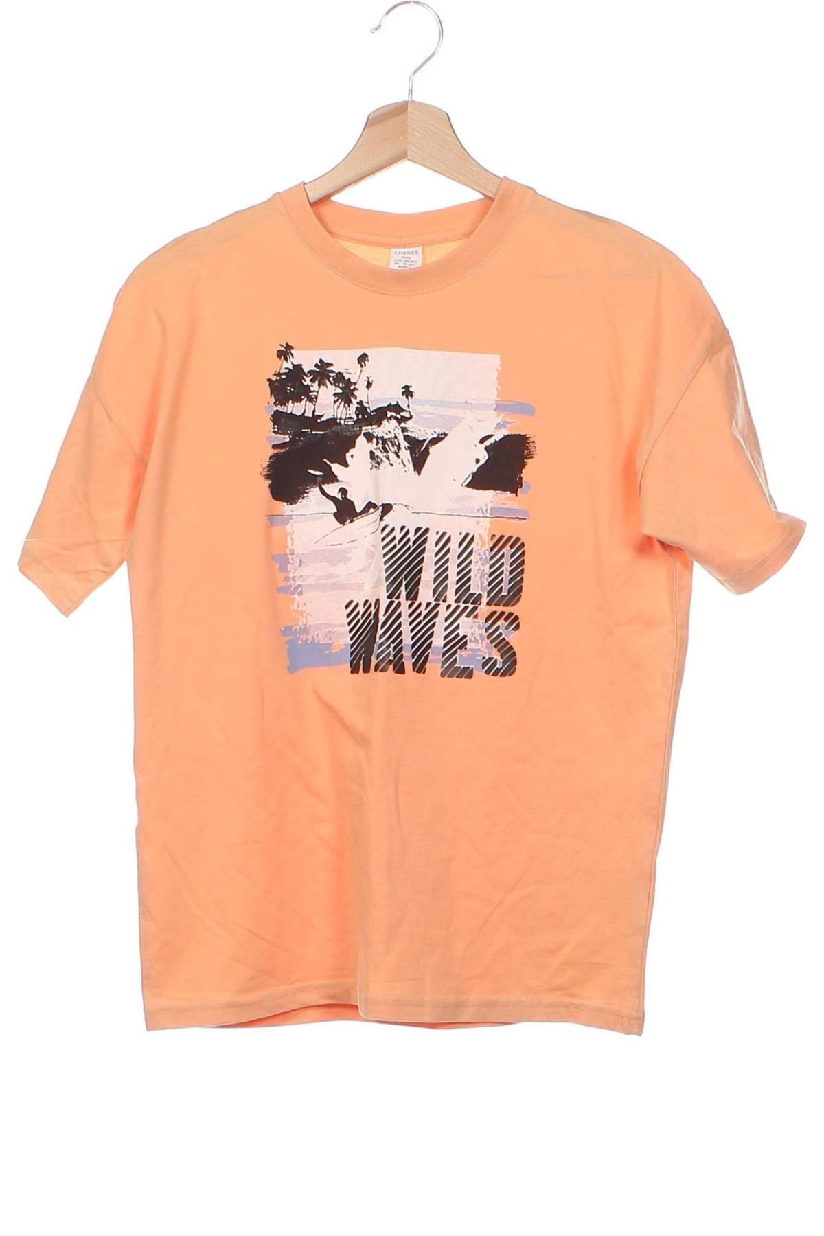Kinder T-Shirt Kids By Lindex, Größe 10-11y/ 146-152 cm, Farbe Orange, Preis 9,09 €