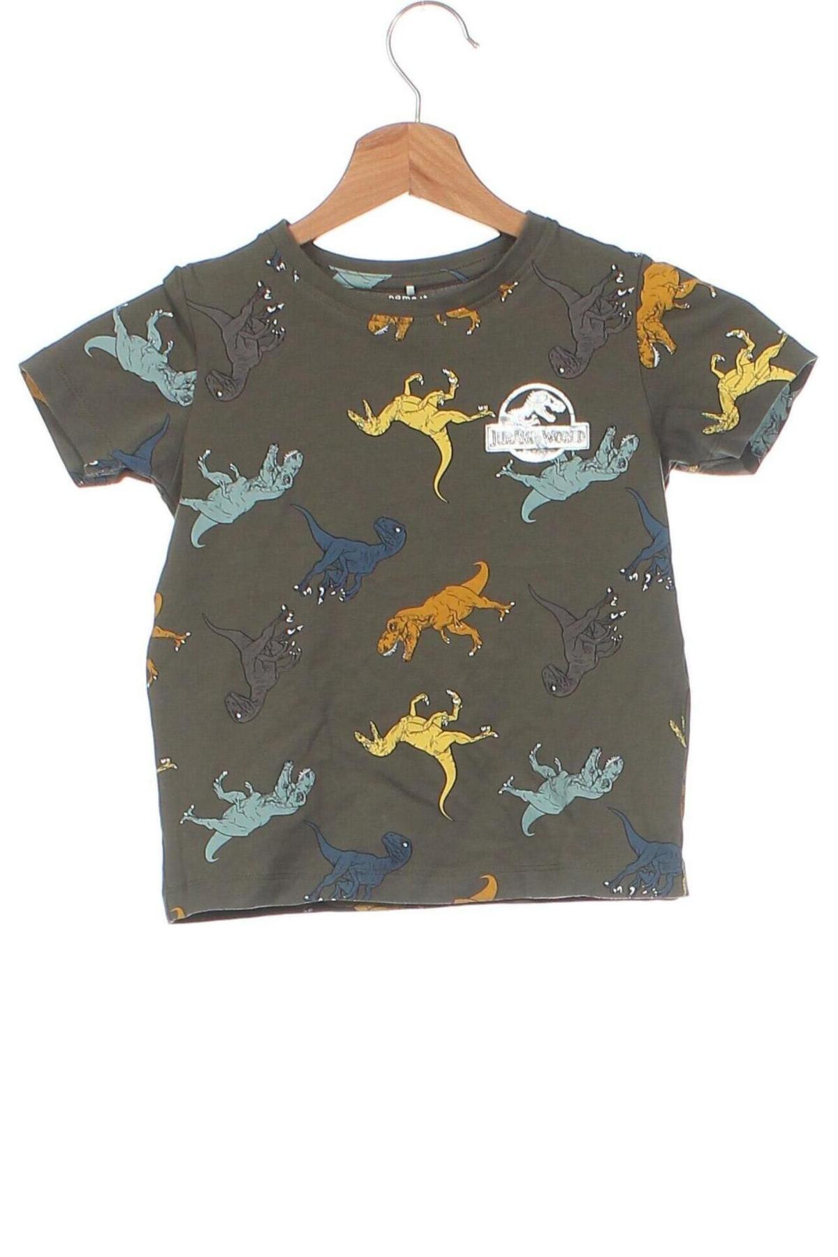 Детска тениска Name It, Размер 4-5y/ 110-116 см, Цвят Зелен, Цена 9,78 лв.