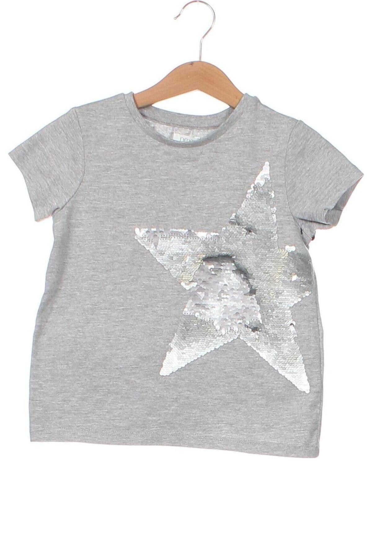 Kinder T-Shirt Next, Größe 4-5y/ 110-116 cm, Farbe Grau, Preis 4,34 €