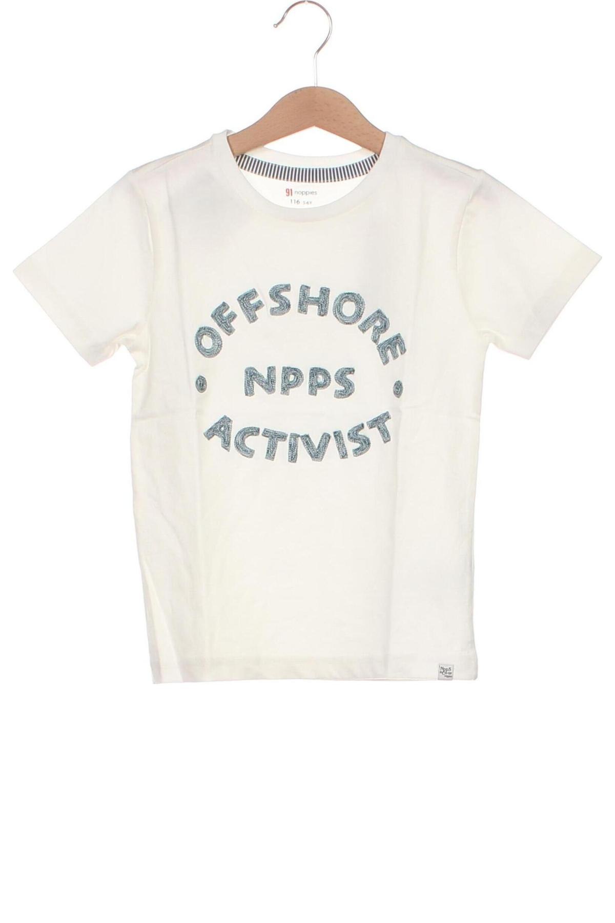 Detské tričko Noppies, Veľkosť 5-6y/ 116-122 cm, Farba Biela, Cena  14,46 €