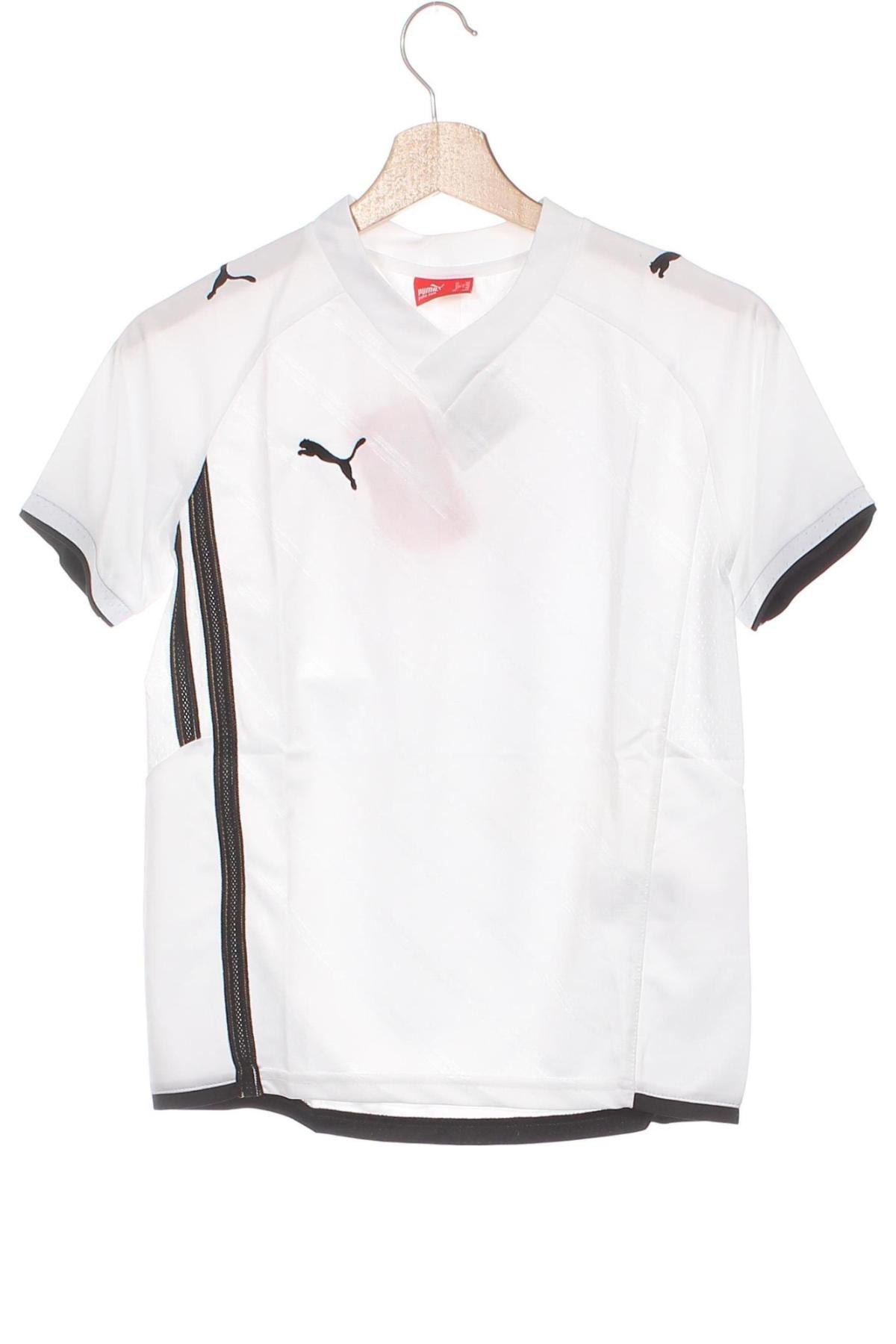 Детска тениска PUMA, Размер 8-9y/ 134-140 см, Цвят Бял, Цена 31,59 лв.
