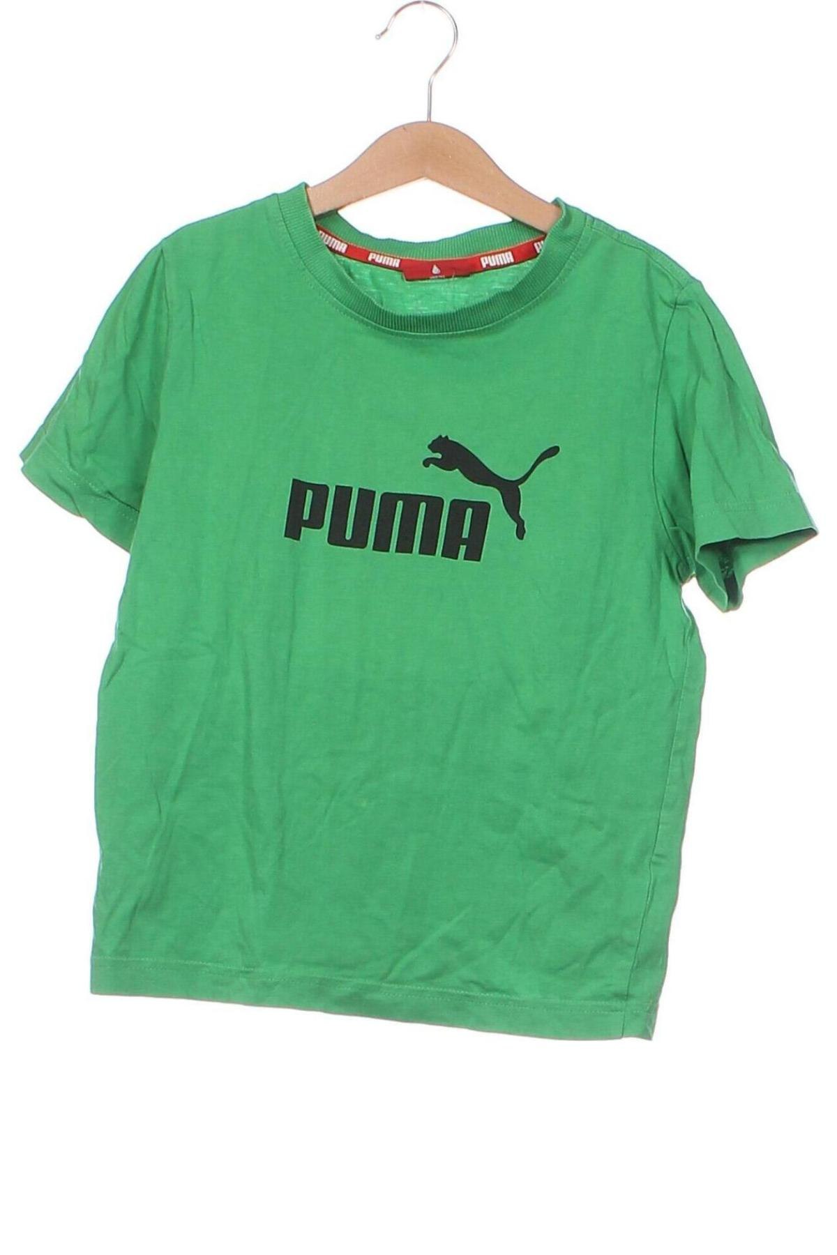 Dětské tričko  PUMA, Velikost 7-8y/ 128-134 cm, Barva Zelená, Cena  405,00 Kč