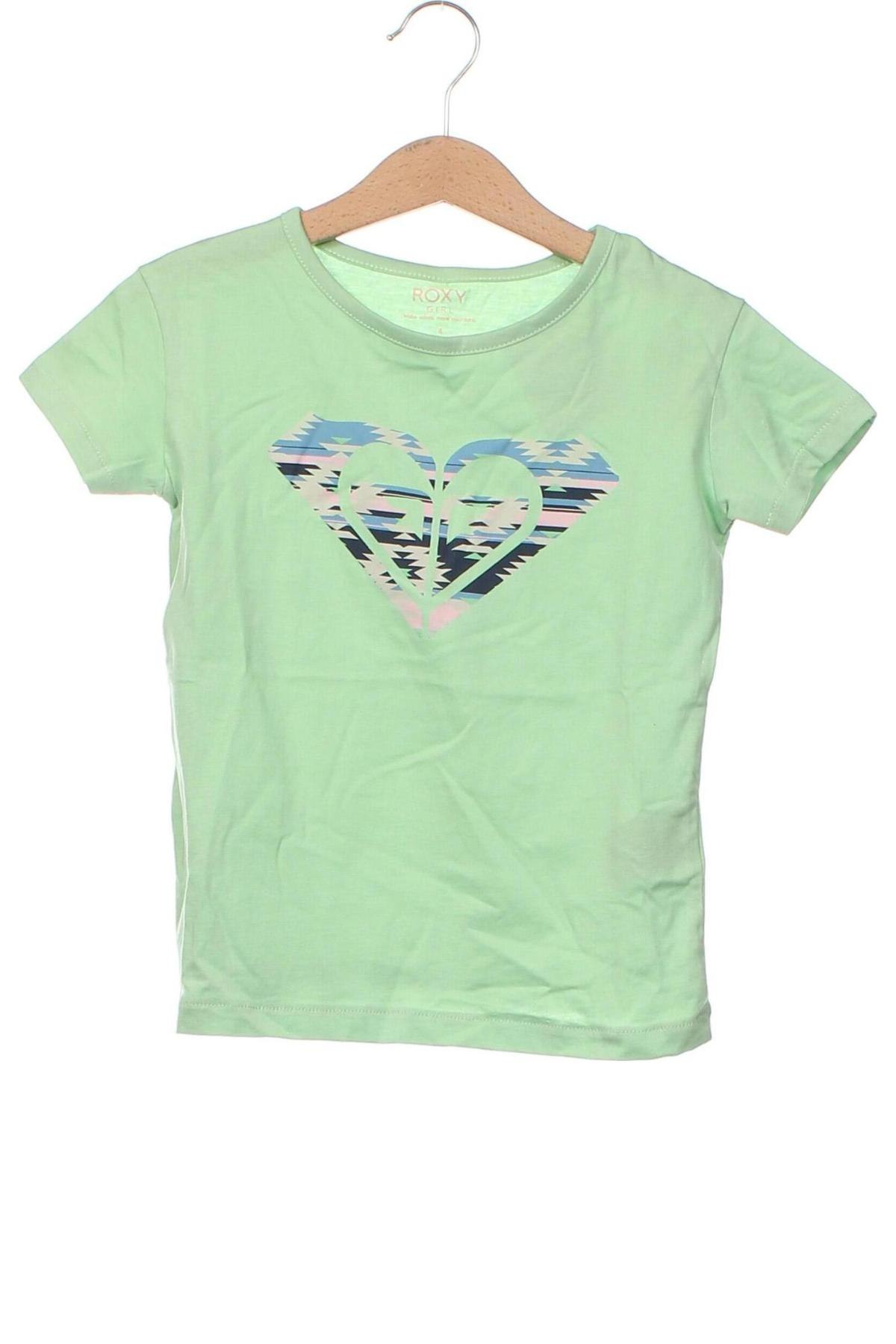 Detské tričko Roxy, Veľkosť 3-4y/ 104-110 cm, Farba Zelená, Cena  17,01 €