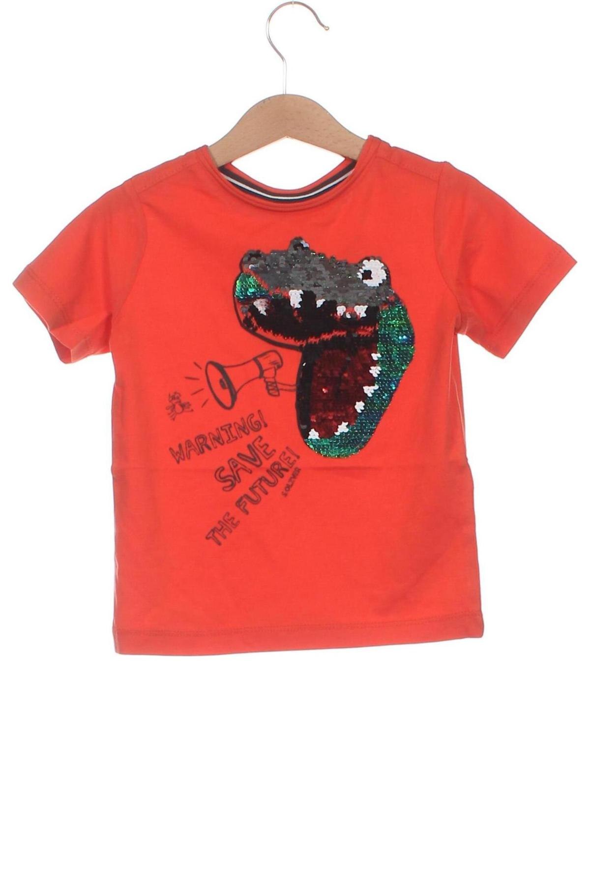 Detské tričko S.Oliver, Veľkosť 18-24m/ 86-98 cm, Farba Oranžová, Cena  17,01 €