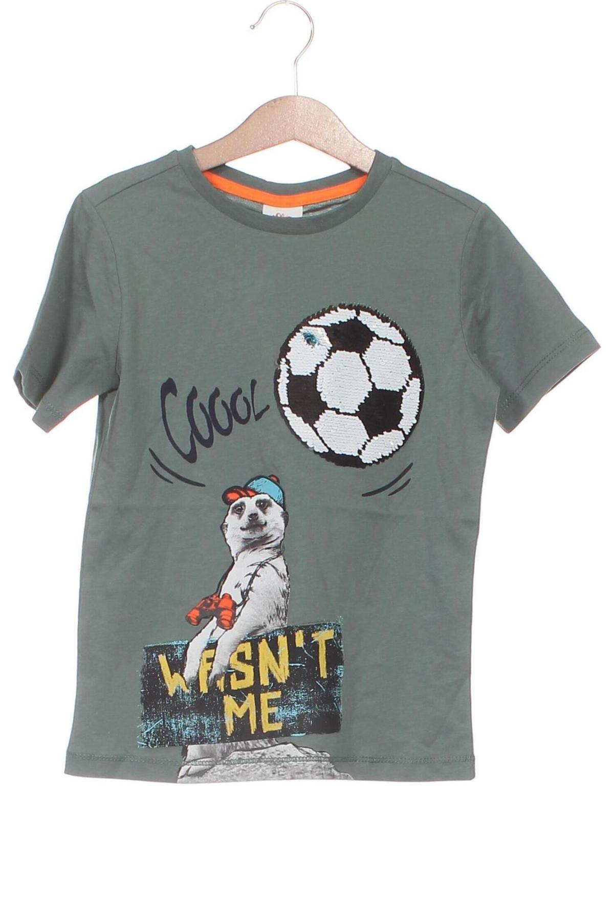 Kinder T-Shirt S.Oliver, Größe 5-6y/ 116-122 cm, Farbe Grün, Preis € 17,01