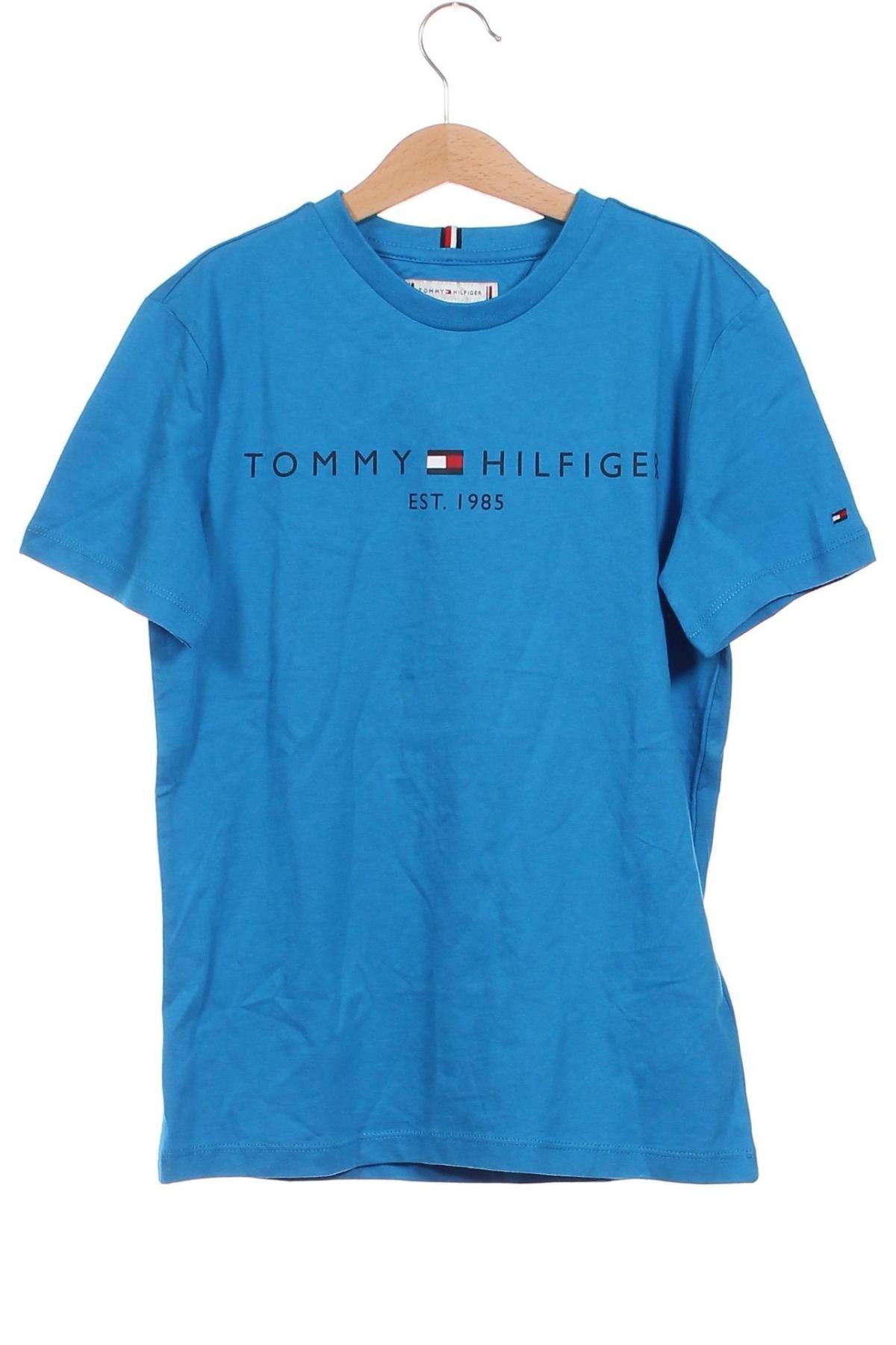 Dziecięcy T-shirt Tommy Hilfiger, Rozmiar 11-12y/ 152-158 cm, Kolor Niebieski, Cena 170,59 zł