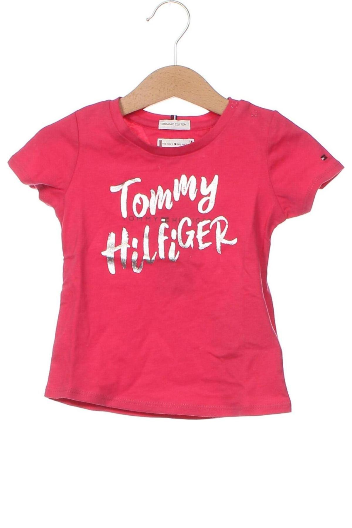 Kinder T-Shirt Tommy Jeans, Größe 9-12m/ 74-80 cm, Farbe Rosa, Preis 32,99 €