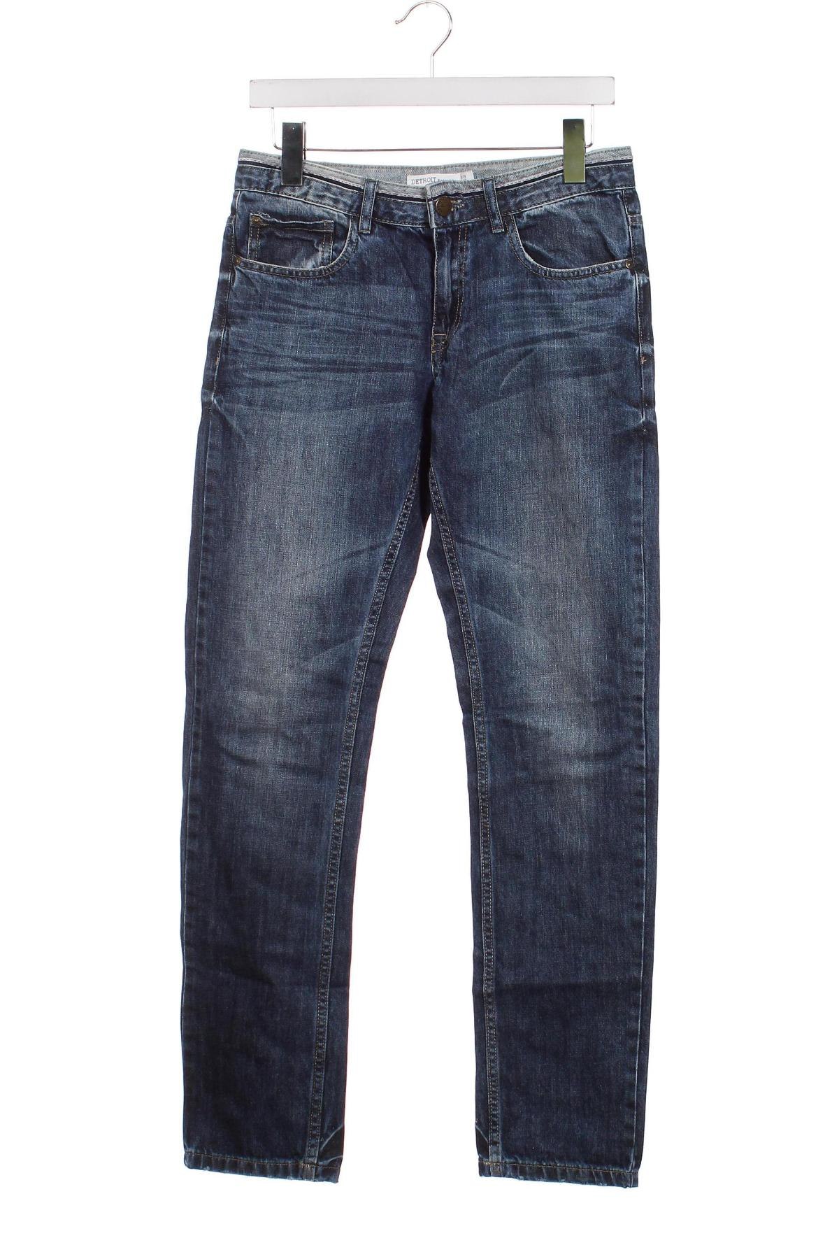 Dziecięce jeansy Detroit by Lindex, Rozmiar 14-15y/ 168-170 cm, Kolor Niebieski, Cena 28,15 zł