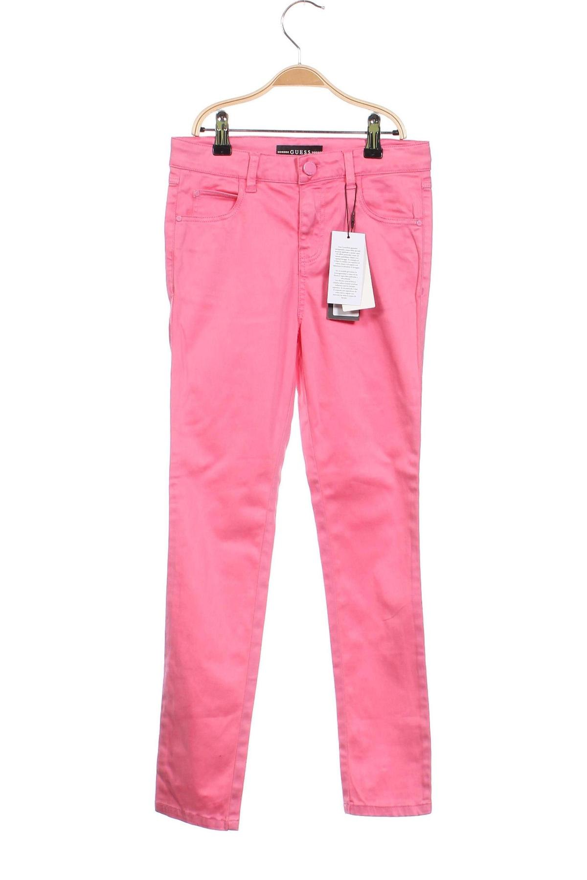 Dětské džíny  Guess, Velikost 7-8y/ 128-134 cm, Barva Růžová, Cena  845,00 Kč