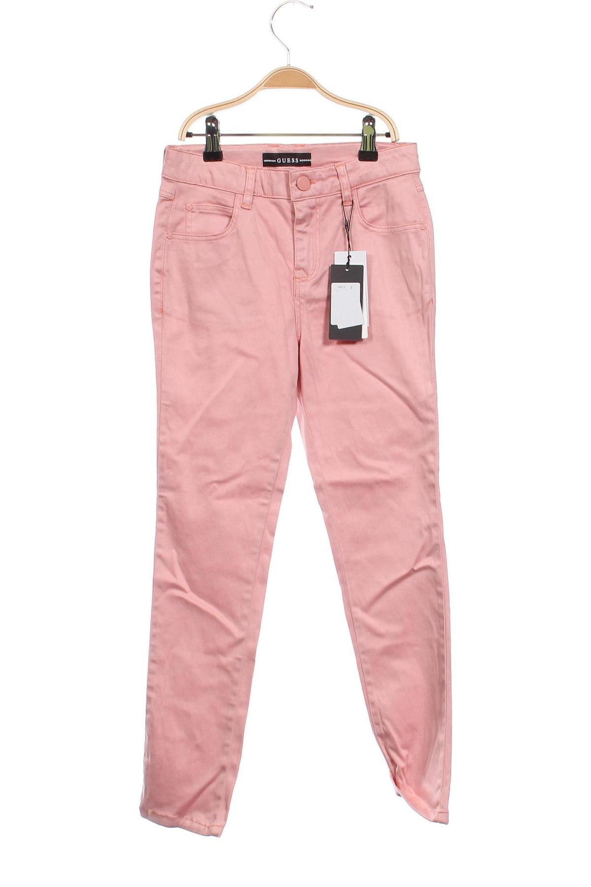 Dětské džíny  Guess, Velikost 7-8y/ 128-134 cm, Barva Růžová, Cena  845,00 Kč