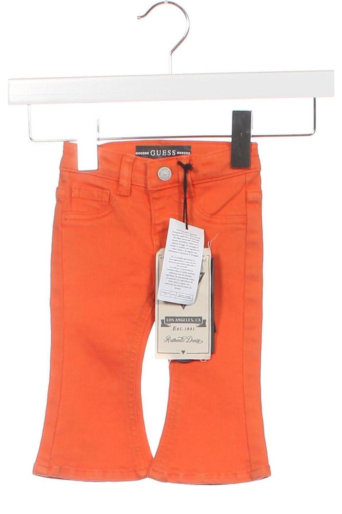 Detské džínsy  Guess, Veľkosť 3-6m/ 62-68 cm, Farba Oranžová, Cena  30,06 €