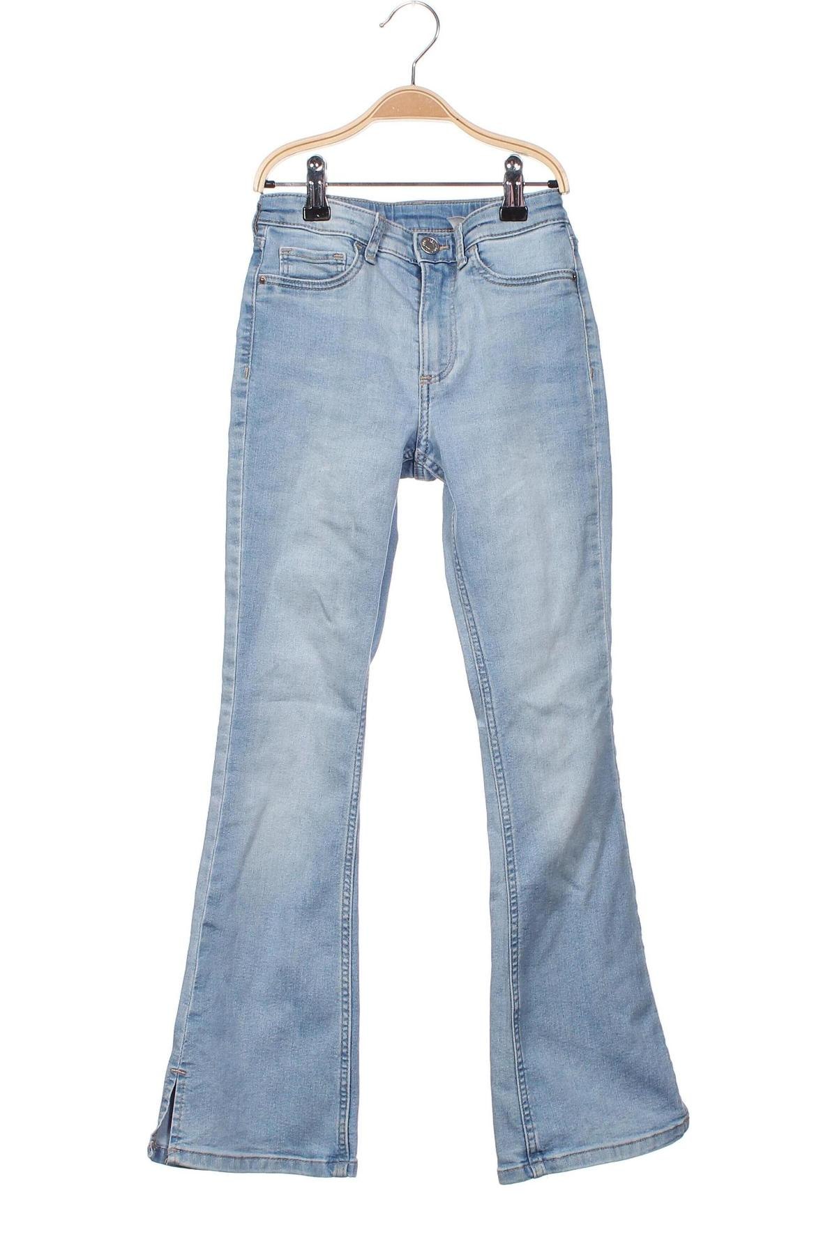 Dziecięce jeansy H&M, Rozmiar 8-9y/ 134-140 cm, Kolor Niebieski, Cena 34,28 zł