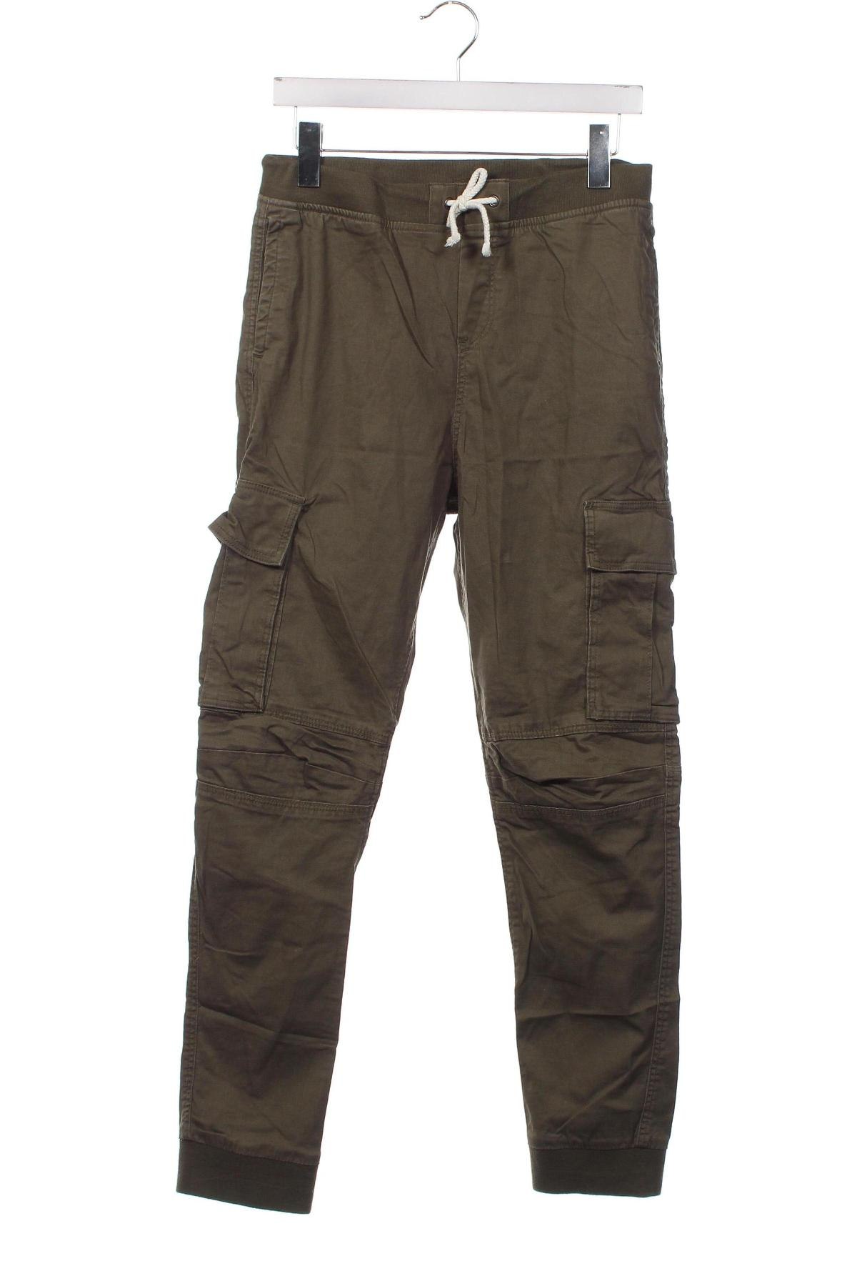 Dziecięce jeansy H&M, Rozmiar 14-15y/ 168-170 cm, Kolor Zielony, Cena 102,35 zł