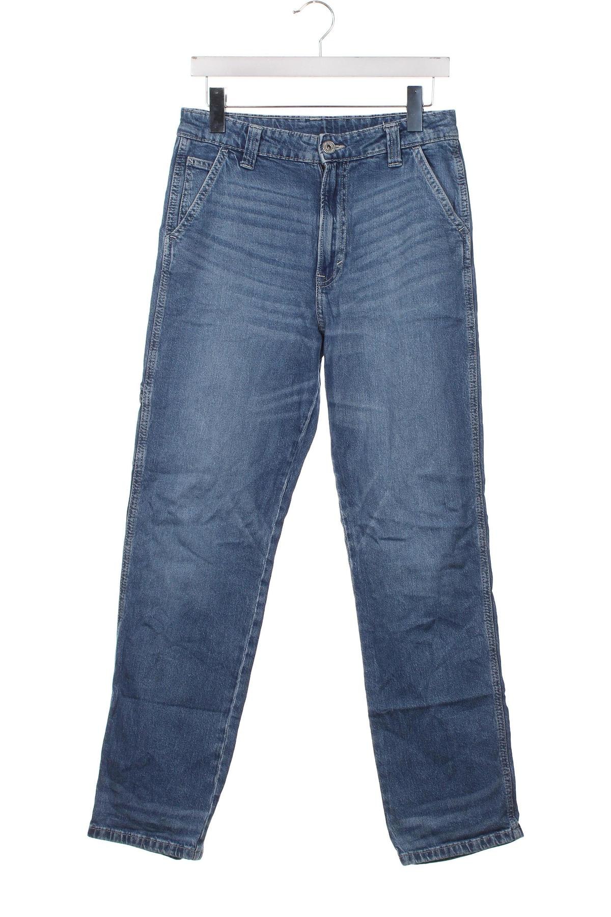 Dziecięce jeansy H&M, Rozmiar 15-18y/ 170-176 cm, Kolor Niebieski, Cena 24,56 zł