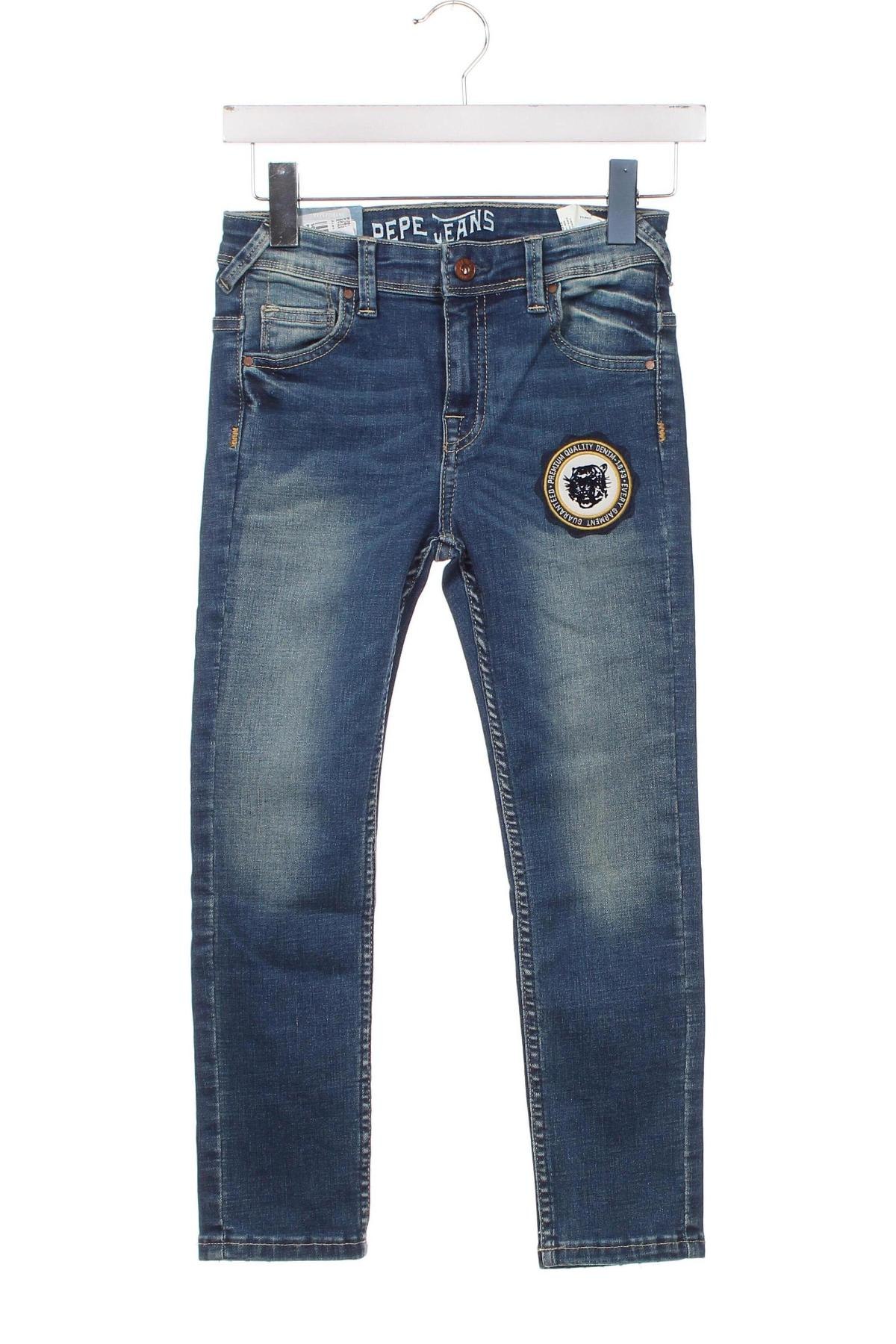 Blugi pentru copii Pepe Jeans, Mărime 7-8y/ 128-134 cm, Culoare Albastru, Preț 155,68 Lei