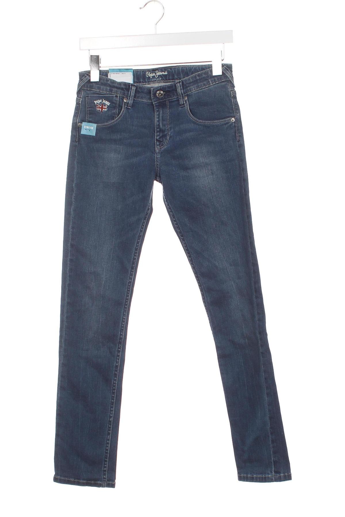 Blugi pentru copii Pepe Jeans, Mărime 11-12y/ 152-158 cm, Culoare Albastru, Preț 136,89 Lei