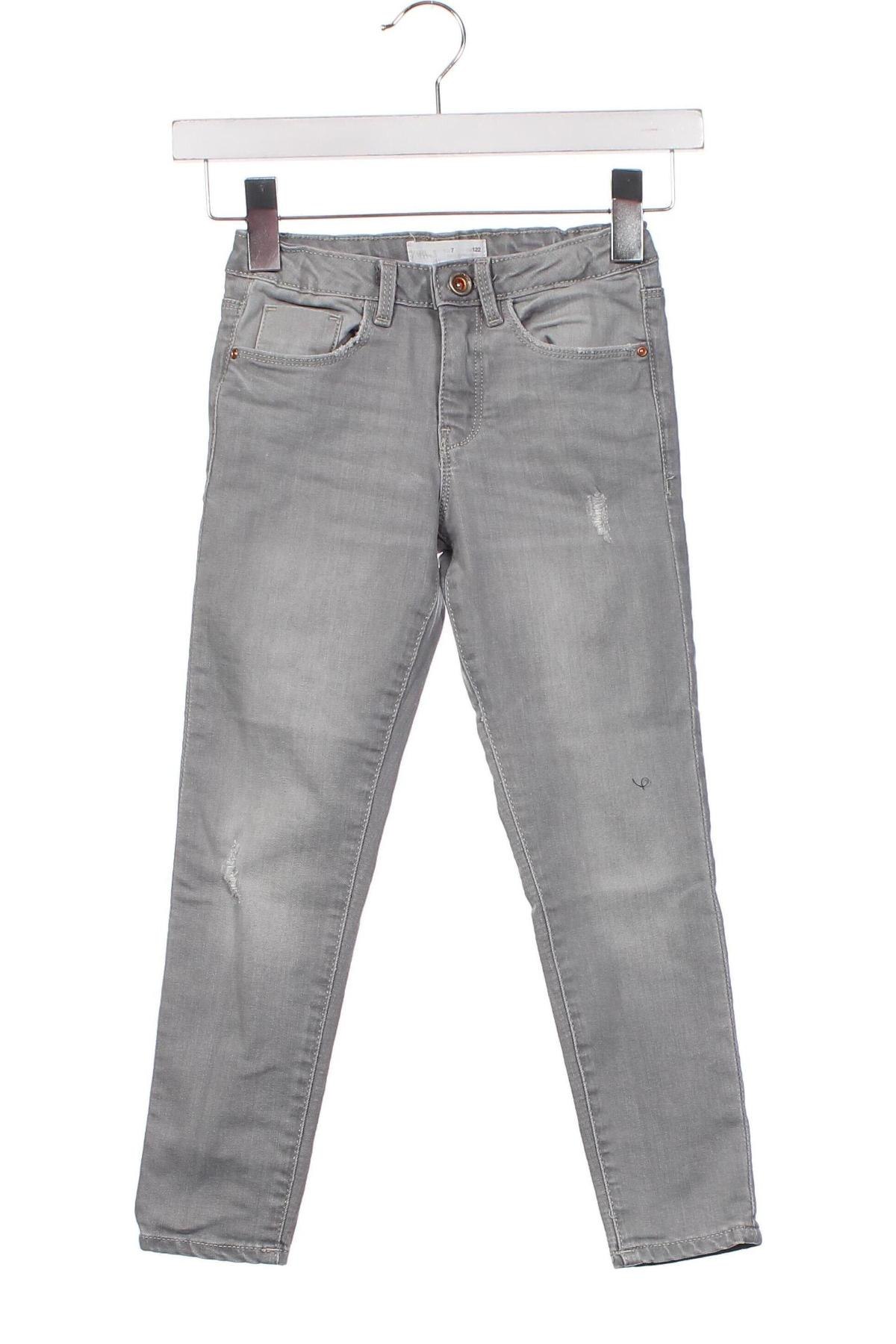 Detské džínsy  Zara, Veľkosť 6-7y/ 122-128 cm, Farba Sivá, Cena  9,21 €