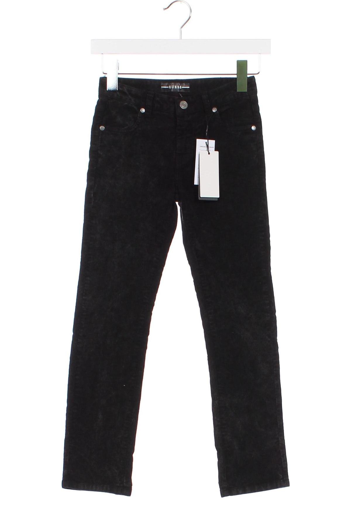 Παιδικό κοτλέ παντελόνι Guess, Μέγεθος 7-8y/ 128-134 εκ., Χρώμα Μαύρο, Τιμή 25,89 €