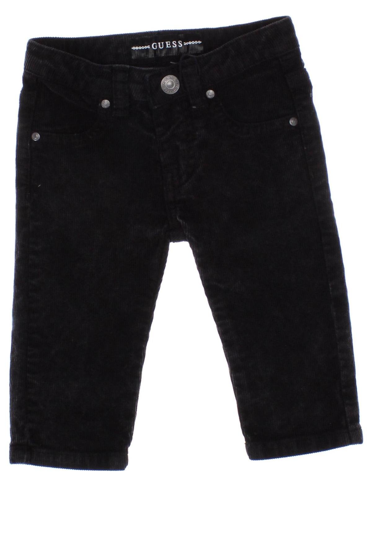Pantaloni de catifea reiată, pentru copii Guess, Mărime 3-6m/ 62-68 cm, Culoare Negru, Preț 244,74 Lei