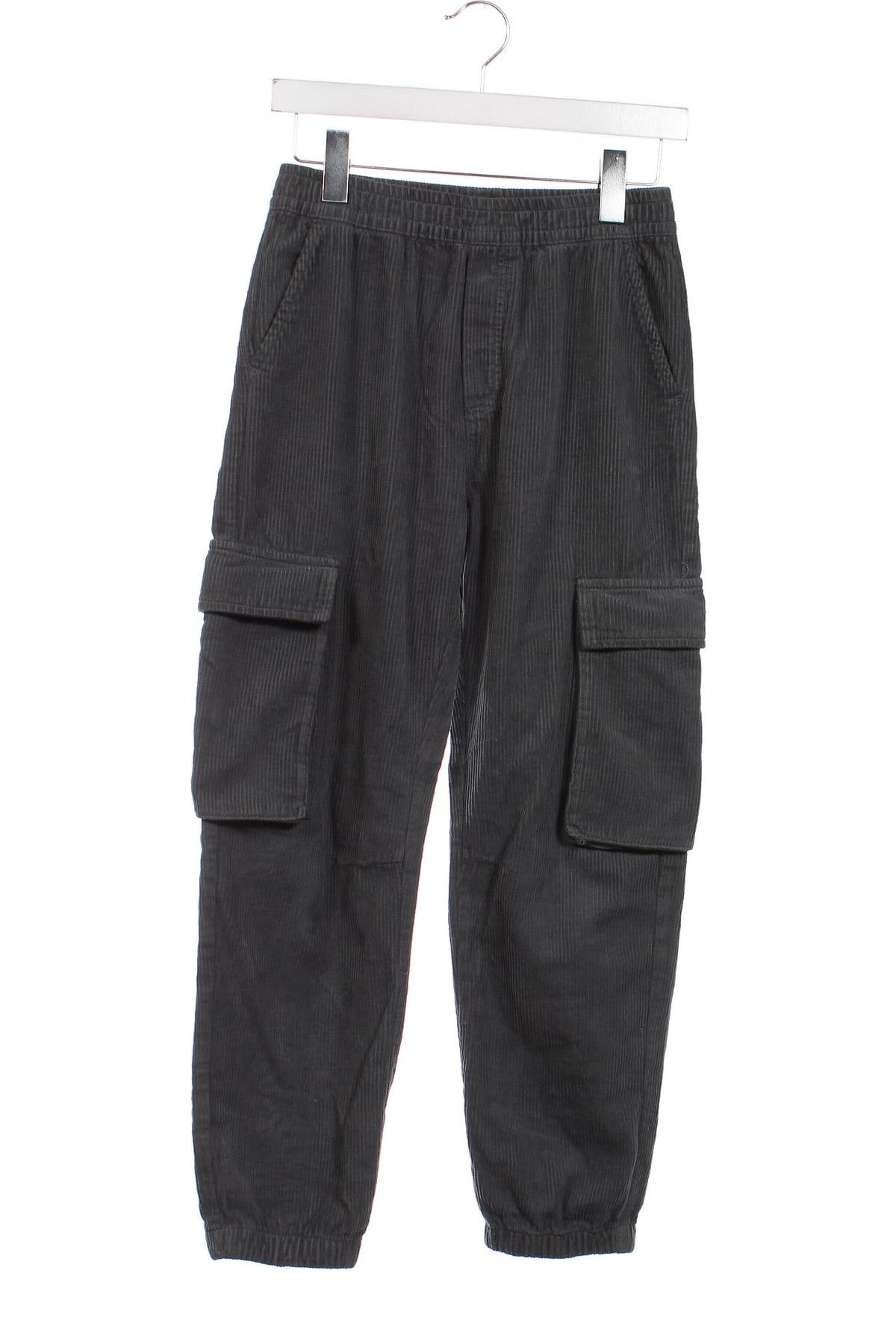 Pantaloni de catifea reiată, pentru copii Zara, Mărime 13-14y/ 164-168 cm, Culoare Gri, Preț 35,71 Lei