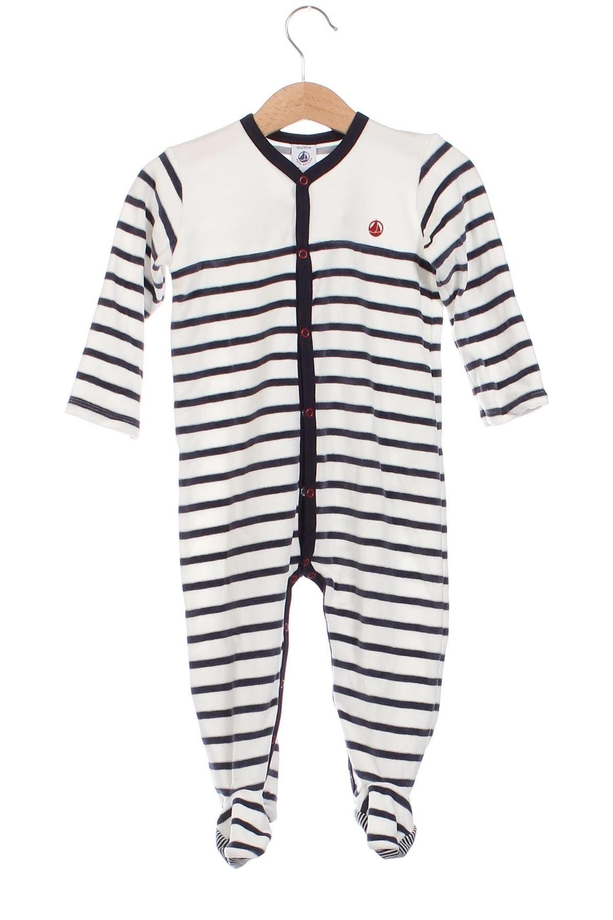 Dziecięcy kombinezon Petit Bateau, Rozmiar 12-18m/ 80-86 cm, Kolor Biały, Cena 203,00 zł