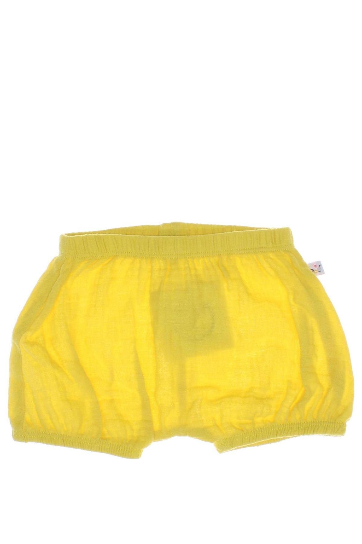 Pantaloni scurți pentru copii Absorba, Mărime 3-6m/ 62-68 cm, Culoare Galben, Preț 96,63 Lei