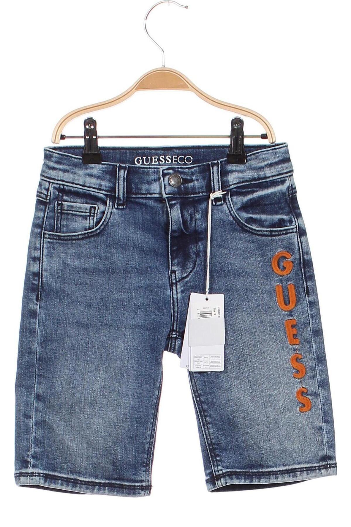 Kinder Shorts Guess, Größe 7-8y/ 128-134 cm, Farbe Blau, Preis € 32,47