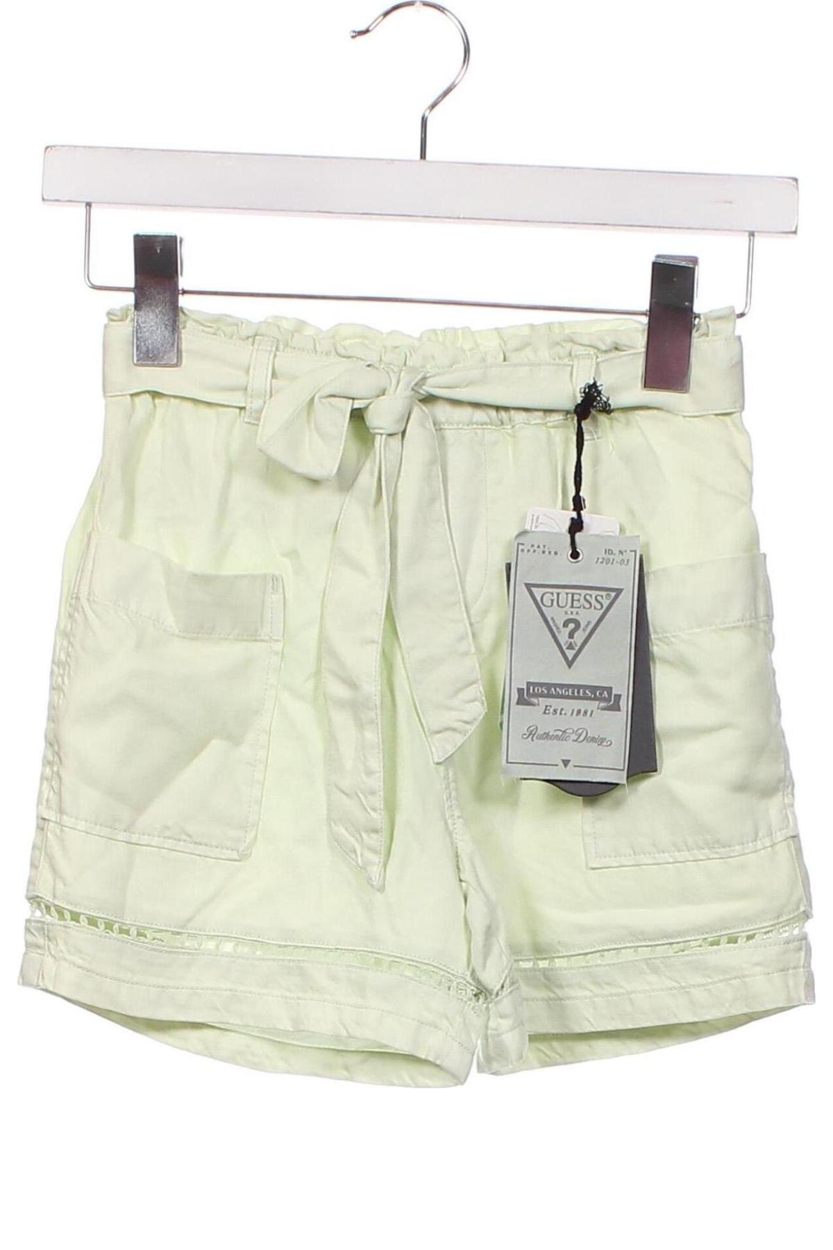 Παιδικό κοντό παντελόνι Guess, Μέγεθος 8-9y/ 134-140 εκ., Χρώμα Πράσινο, Τιμή 17,53 €