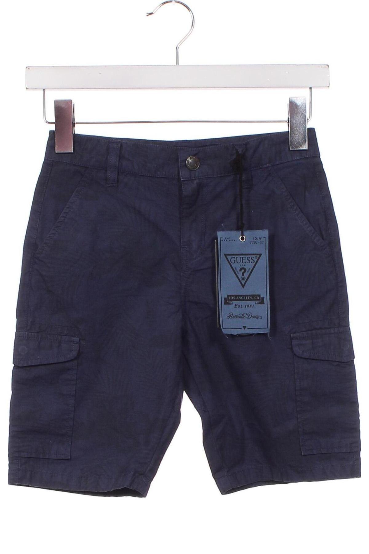 Παιδικό κοντό παντελόνι Guess, Μέγεθος 8-9y/ 134-140 εκ., Χρώμα Μπλέ, Τιμή 19,48 €