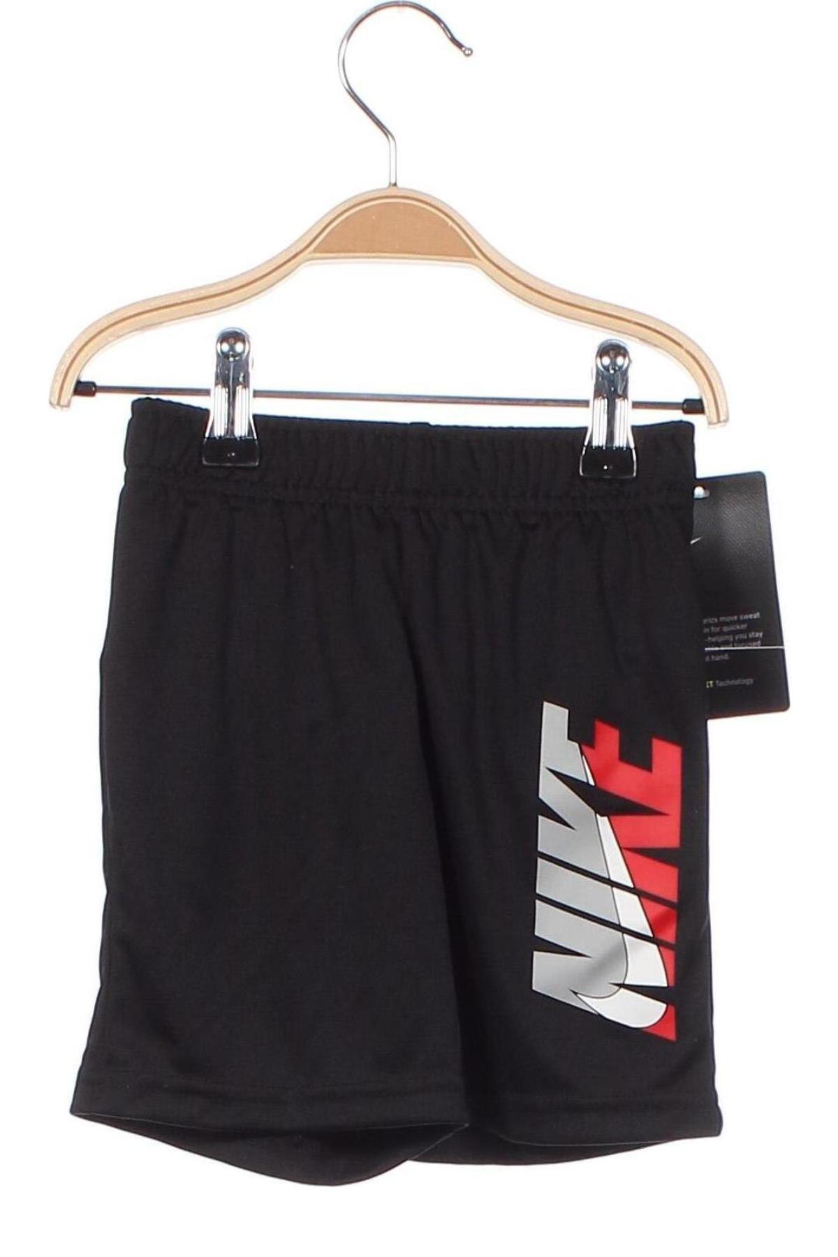 Παιδικό κοντό παντελόνι Nike, Μέγεθος 2-3y/ 98-104 εκ., Χρώμα Μαύρο, Τιμή 13,66 €