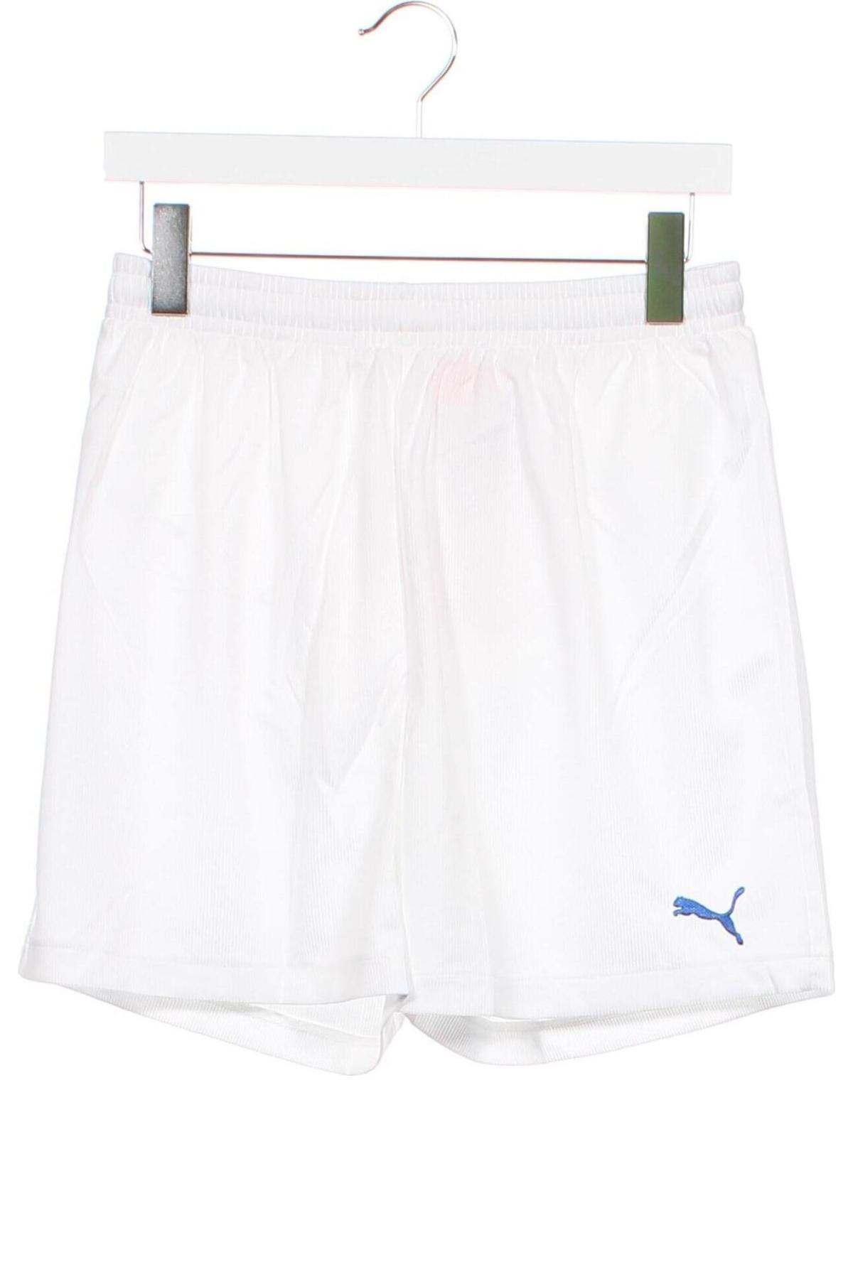 Pantaloni scurți pentru copii PUMA, Mărime 15-18y/ 170-176 cm, Culoare Alb, Preț 69,63 Lei