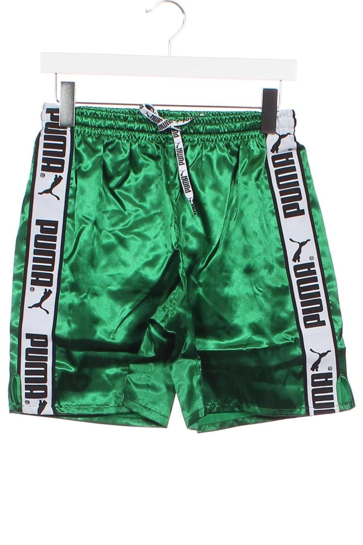 Παιδικό κοντό παντελόνι PUMA, Μέγεθος 12-13y/ 158-164 εκ., Χρώμα Πράσινο, Τιμή 15,88 €