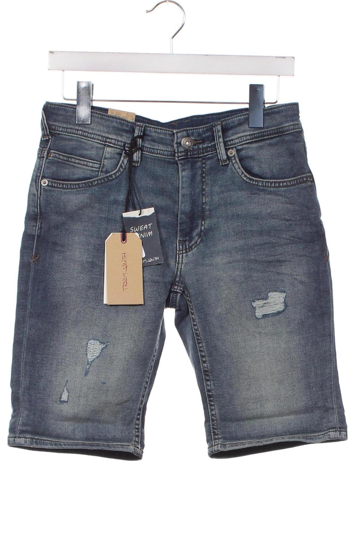 Παιδικό κοντό παντελόνι Teddy Smith, Μέγεθος 15-18y/ 170-176 εκ., Χρώμα Μπλέ, Τιμή 26,29 €