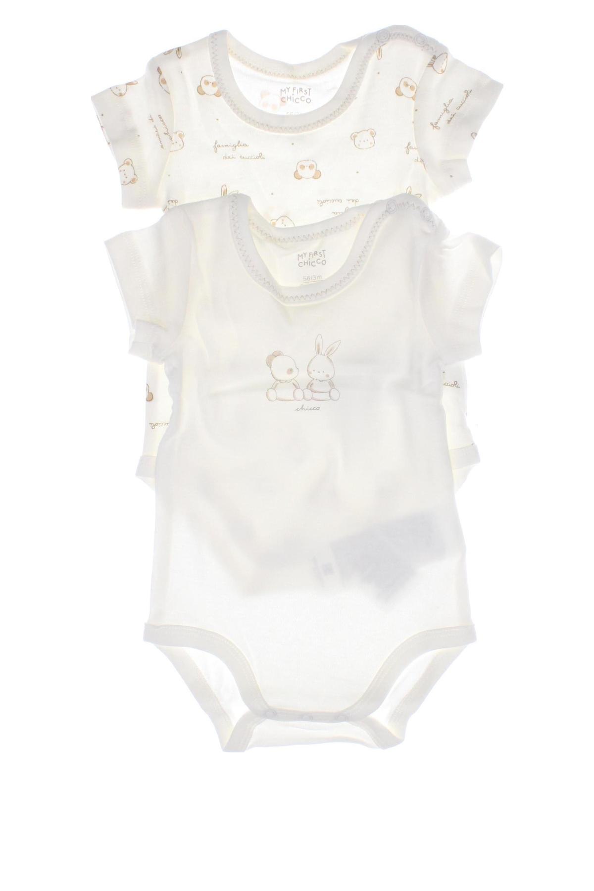 Детски комплект Chicco, Размер 2-3m/ 56-62 см, Цвят Бял, Цена 18,00 лв.