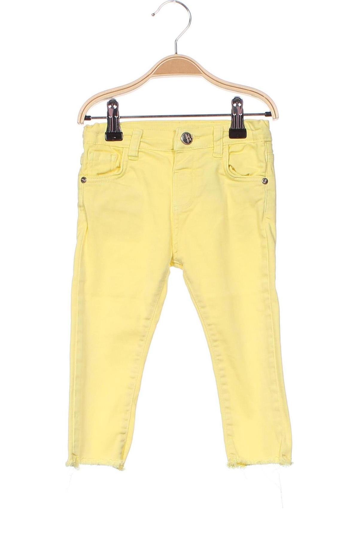 Детски панталон, Размер 18-24m/ 86-98 см, Цвят Жълт, Цена 21,00 лв.