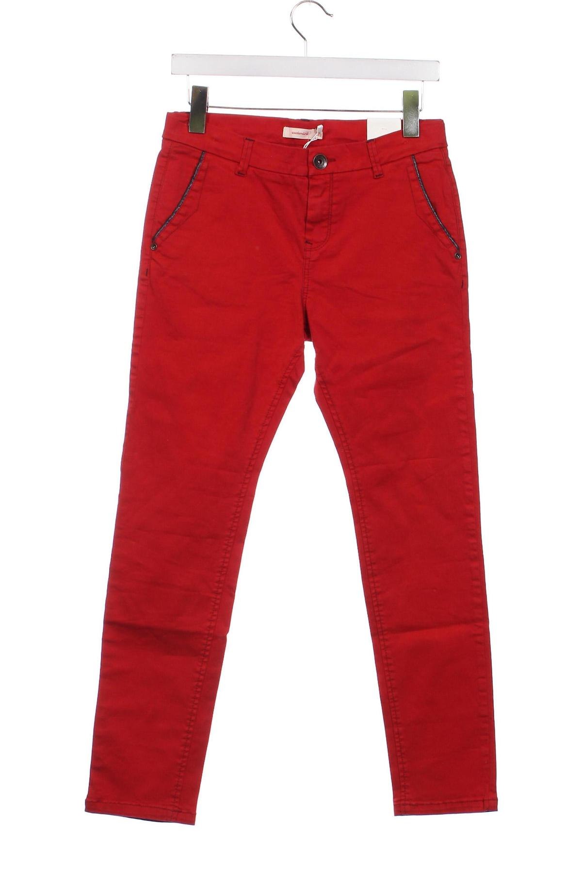 Παιδικό παντελόνι Catimini, Μέγεθος 11-12y/ 152-158 εκ., Χρώμα Κόκκινο, Τιμή 12,27 €