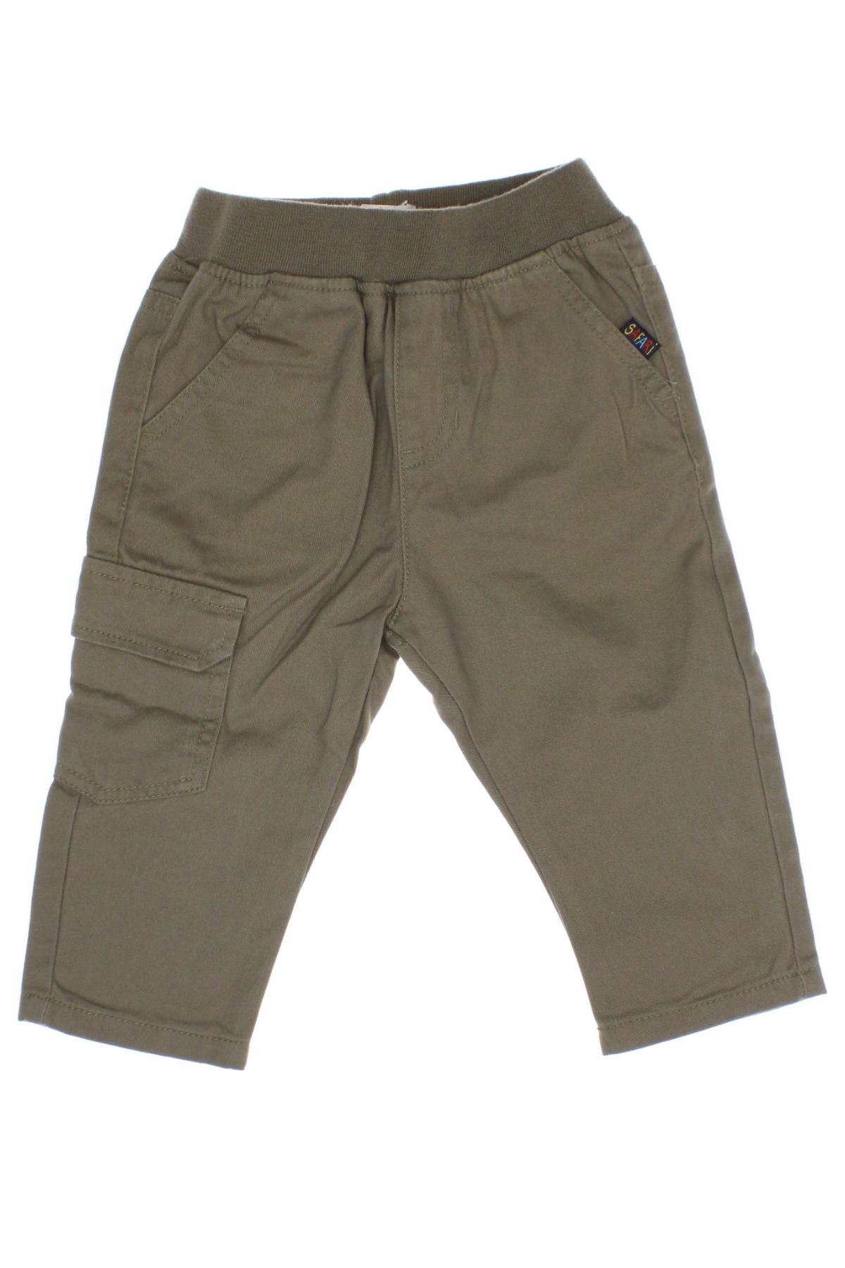 Pantaloni pentru copii Du Pareil Au Meme, Mărime 9-12m/ 74-80 cm, Culoare Verde, Preț 13,03 Lei