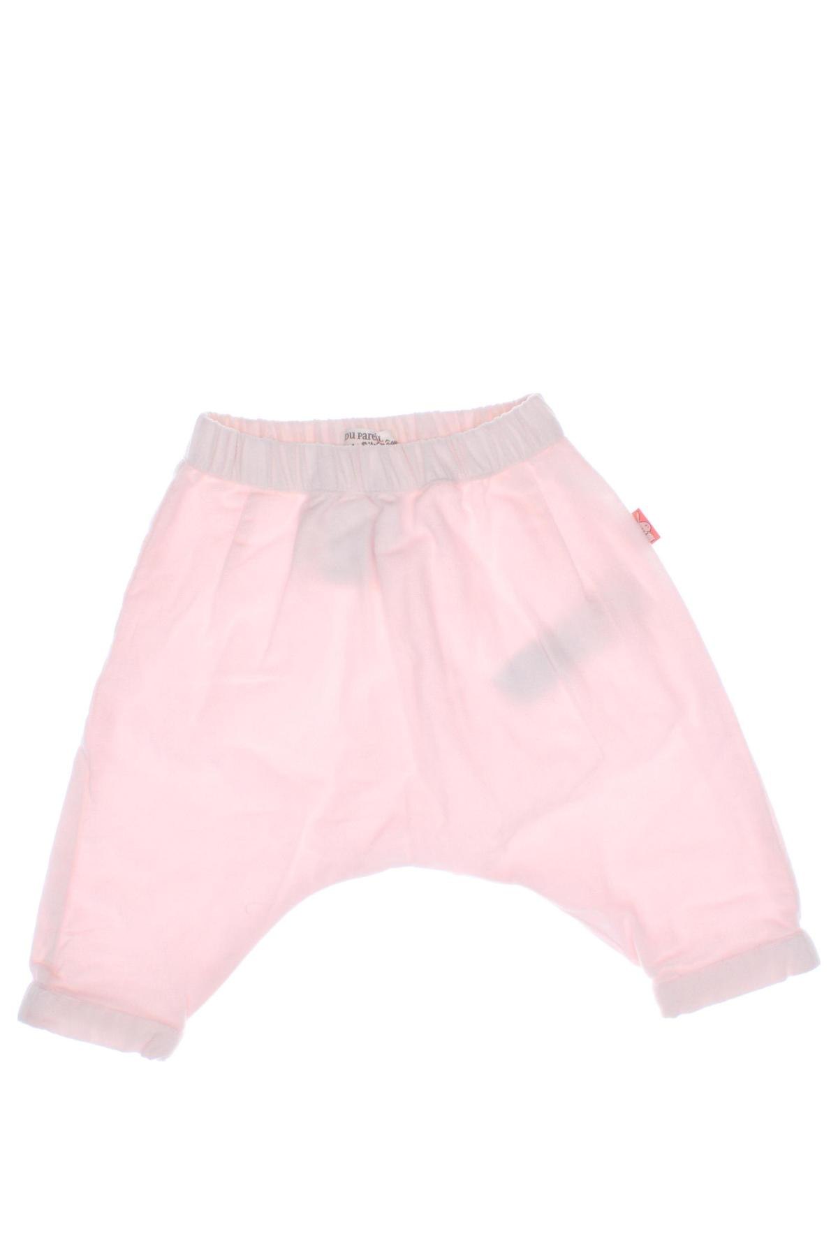 Dziecięce spodnie Du Pareil Au Meme, Rozmiar 3-6m/ 62-68 cm, Kolor Różowy, Cena 35,18 zł